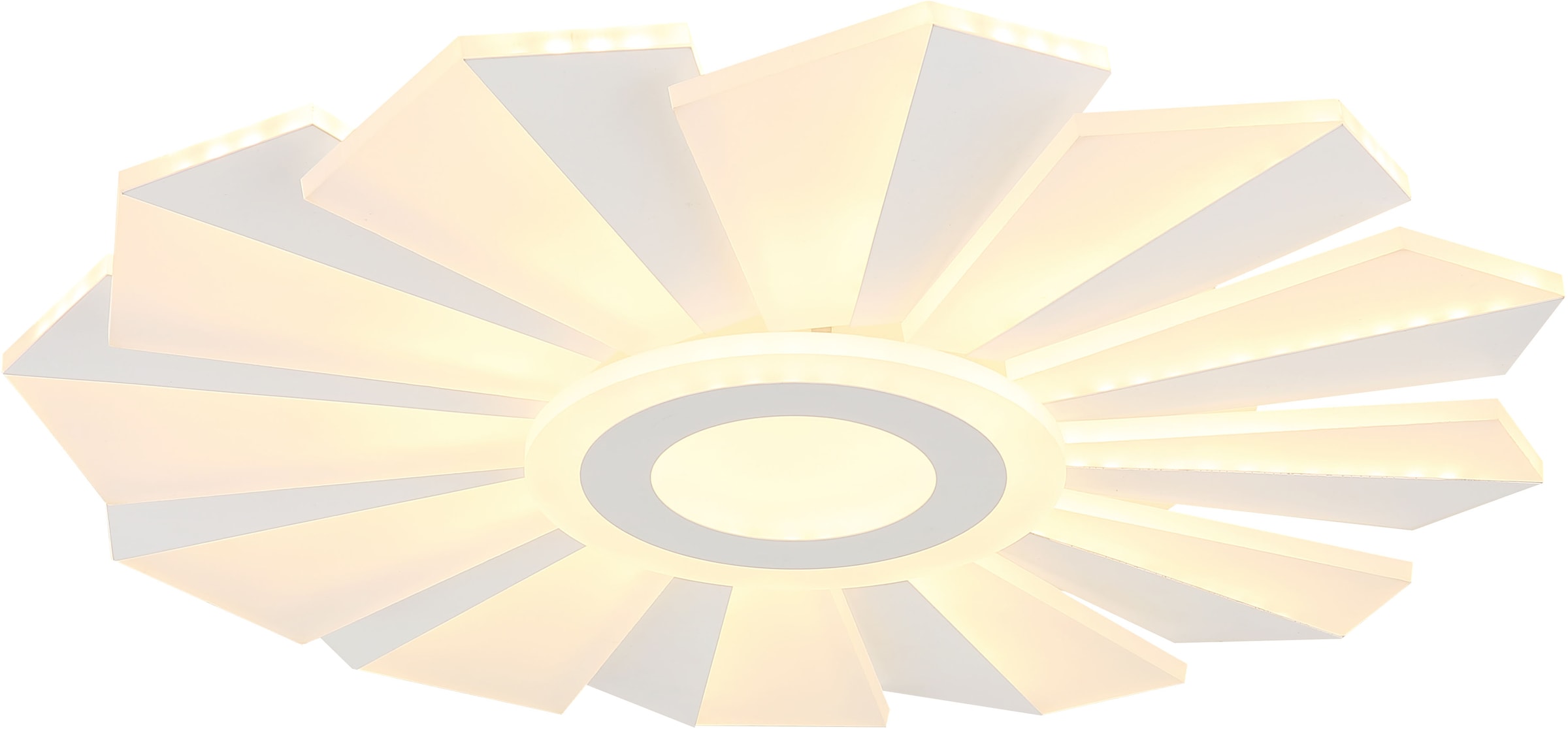 GLOBO LIGHTING LED Deckenleuchte »ALWINA«, Leuchtmittel LED-Modul | LED fest integriert, Deckenlampe/rund/Wohnzimmer/Schlafzimmer/modern