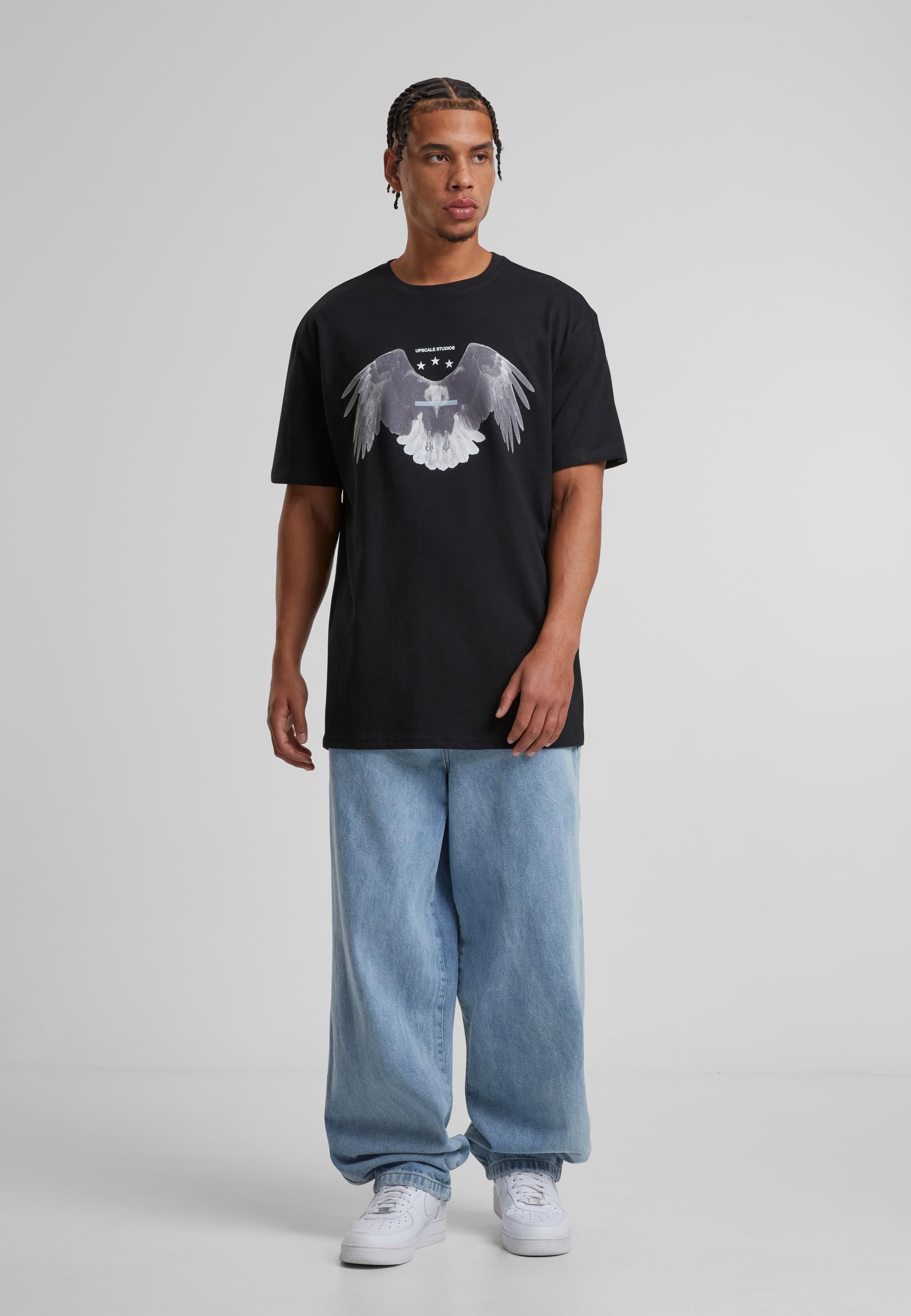 Upscale by Mister Tee T-Shirt »Upscale by Mister Tee Sick Eagle Heavy Oversize Tee«, (1 tlg.)