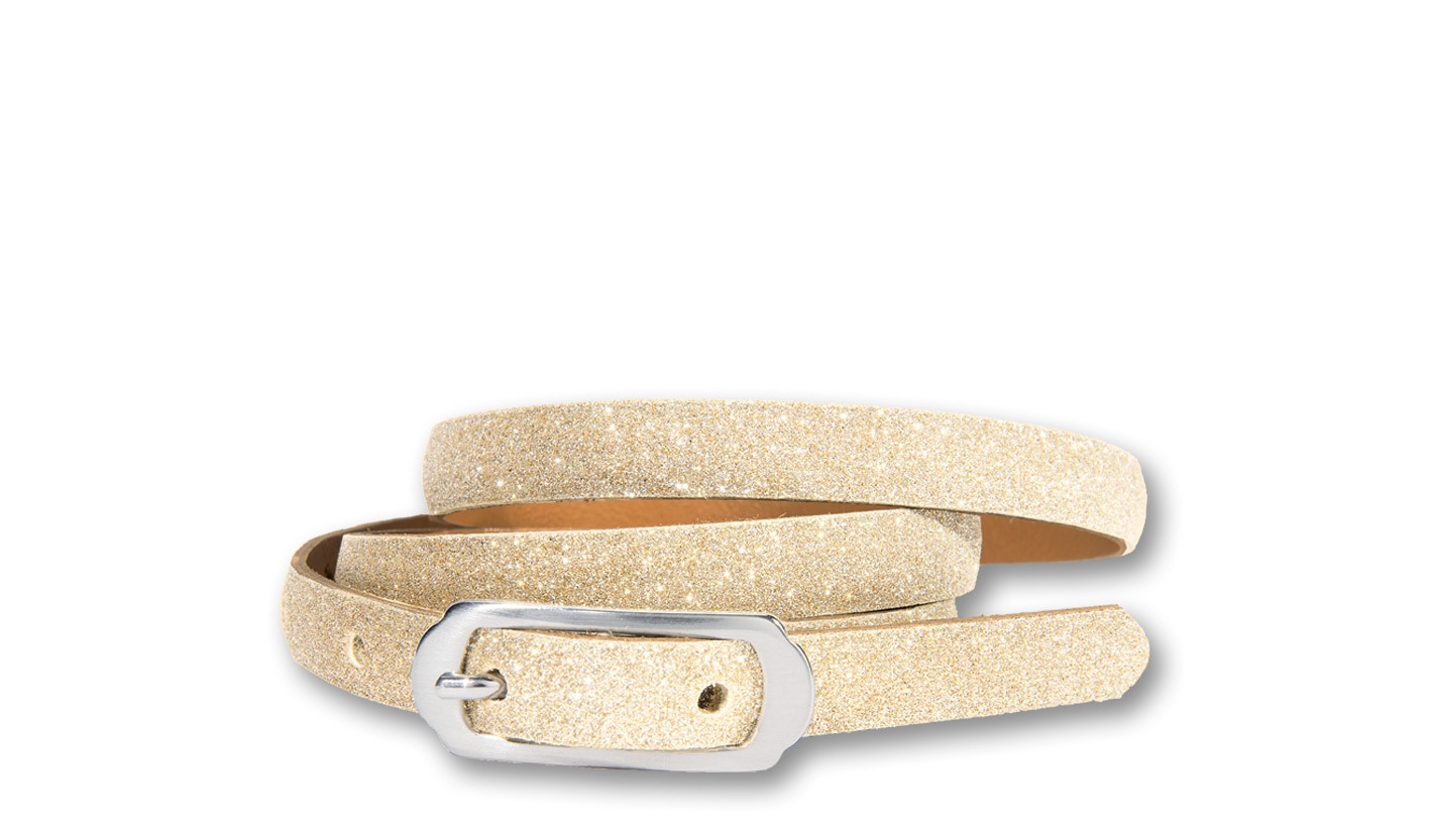 Silbergift Ledergürtel "Ledergürtel im Luxuslook mit schmalem Style" günstig online kaufen