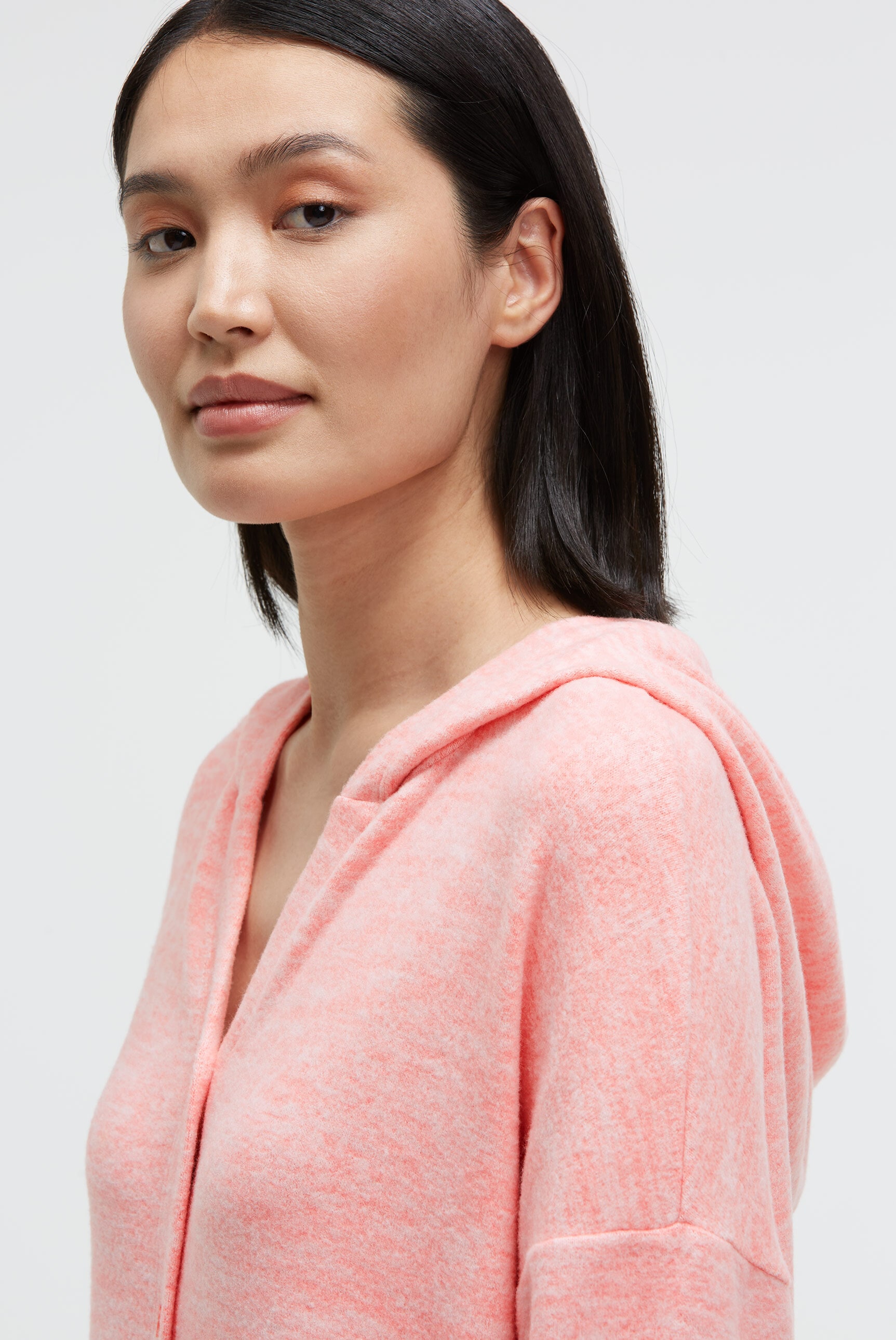 SOCCX Kapuzenstrickjacke aus Feinstrick