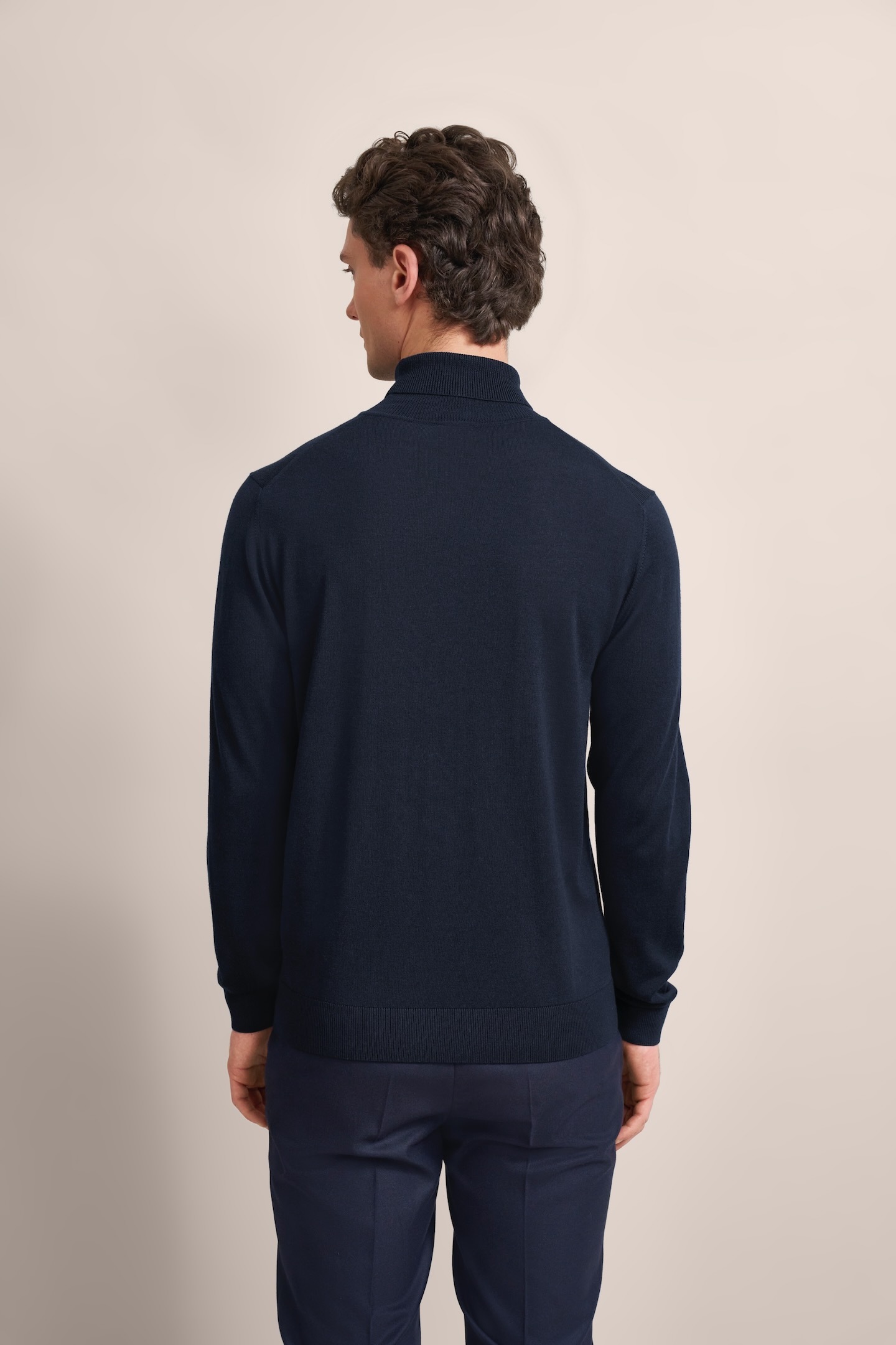 bugatti Rollkragenpullover aus 100 % Merinowolle günstig online kaufen