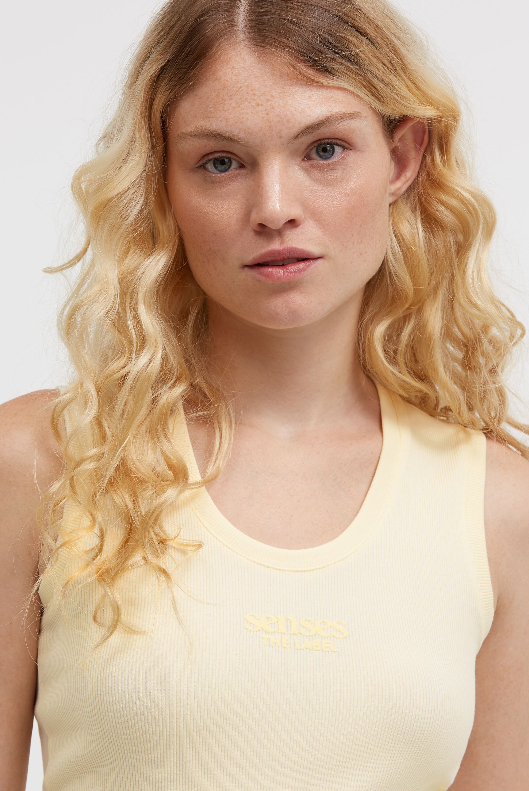 SENSES.THE LABEL Tanktop mit Baumwolle
