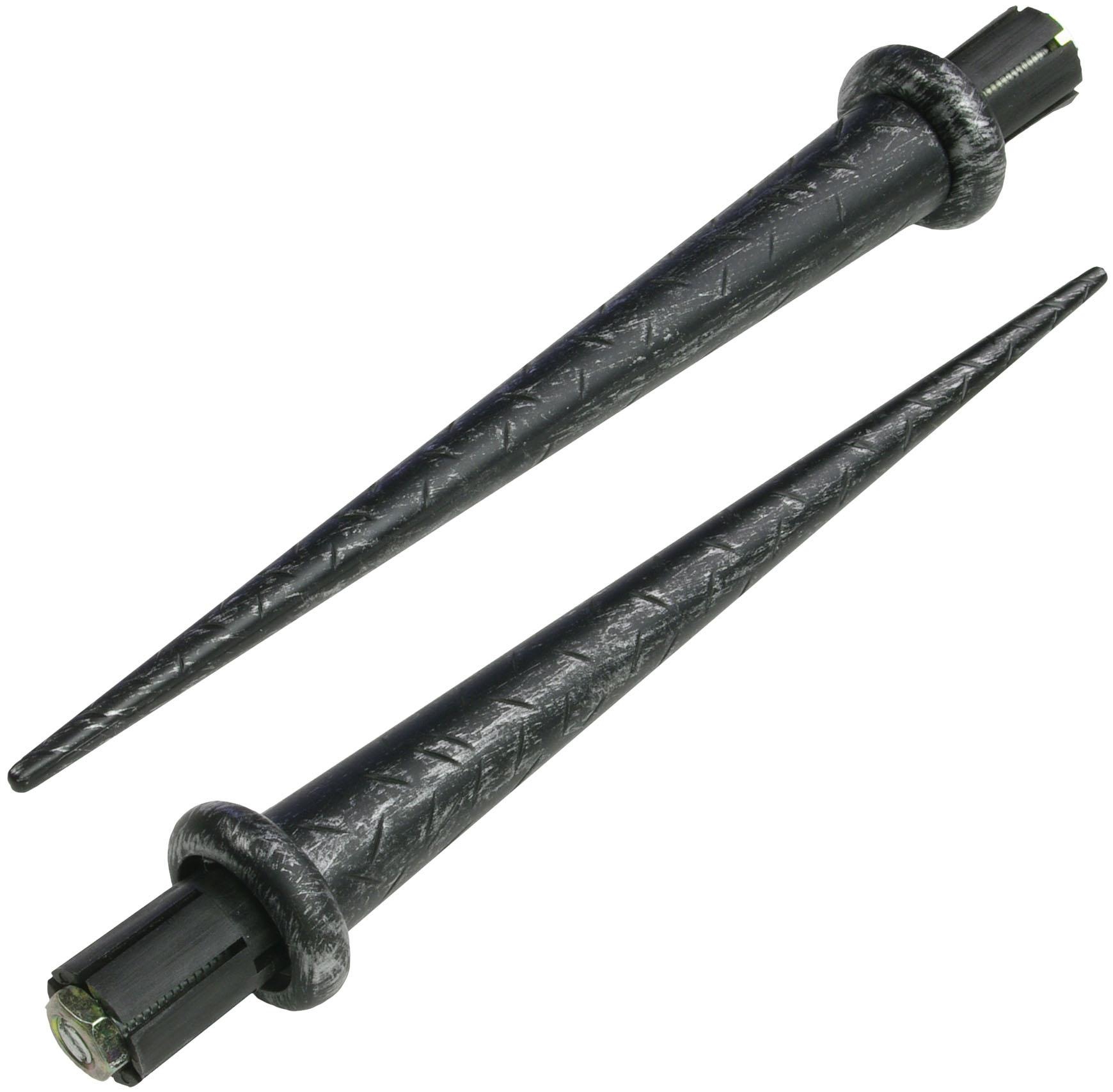 Liedeco Gardinenstange "Esp Spitze" Ø 16 mm 2 läufig-läufig Fixmaß 2-läufig günstig online kaufen