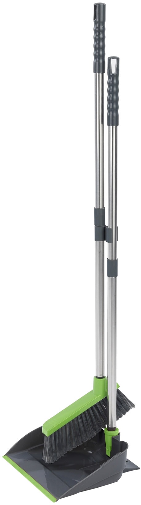 Maximex Kehrgarnitur Komplett-Set 2 Stk. aus Edelstahl klappbares Handfeger günstig online kaufen