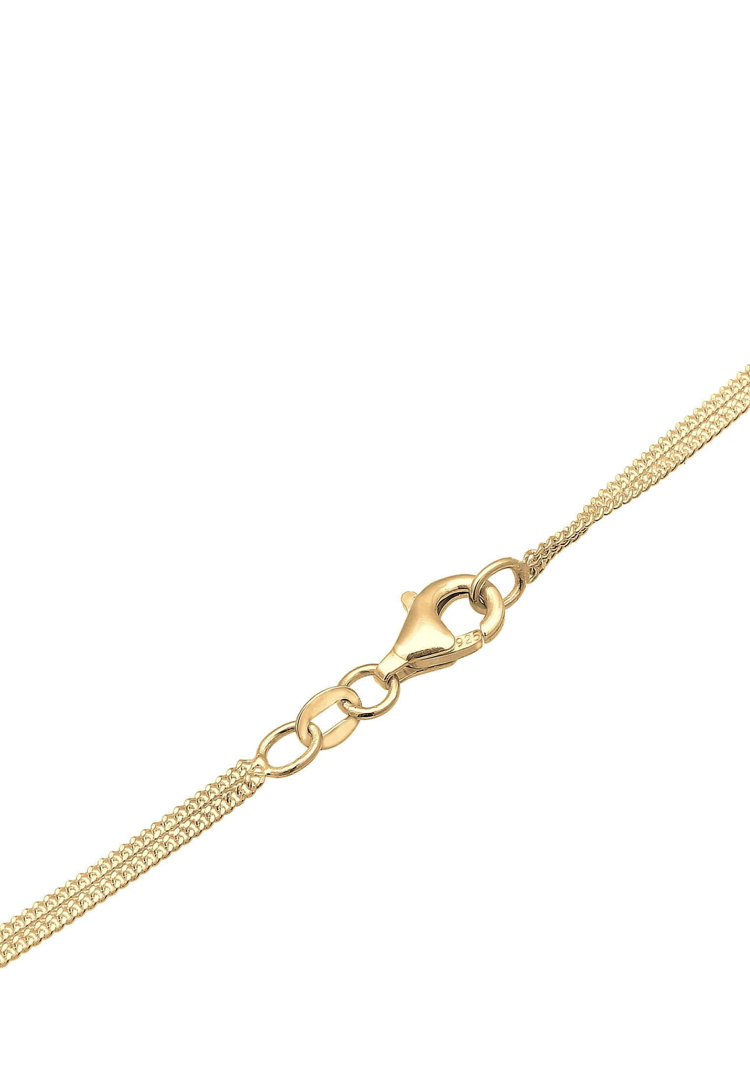 Elli Gliederkette »Y-Kette Layer und Kristalle 925 Silber«