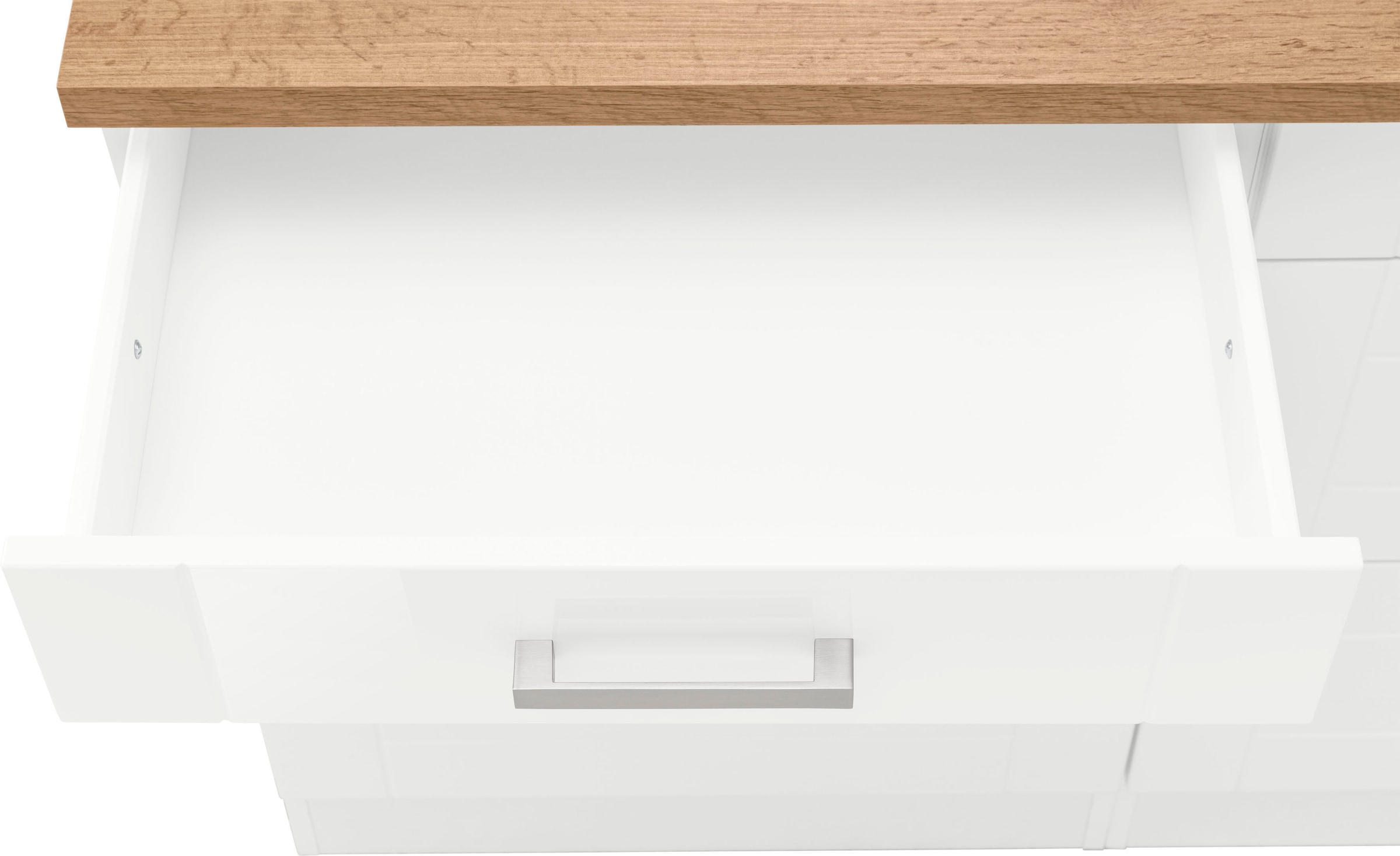 KOCHSTATION Winkelküche »KS-Tinnum«, mit E-Geräten, Stellbreite 240/330 cm