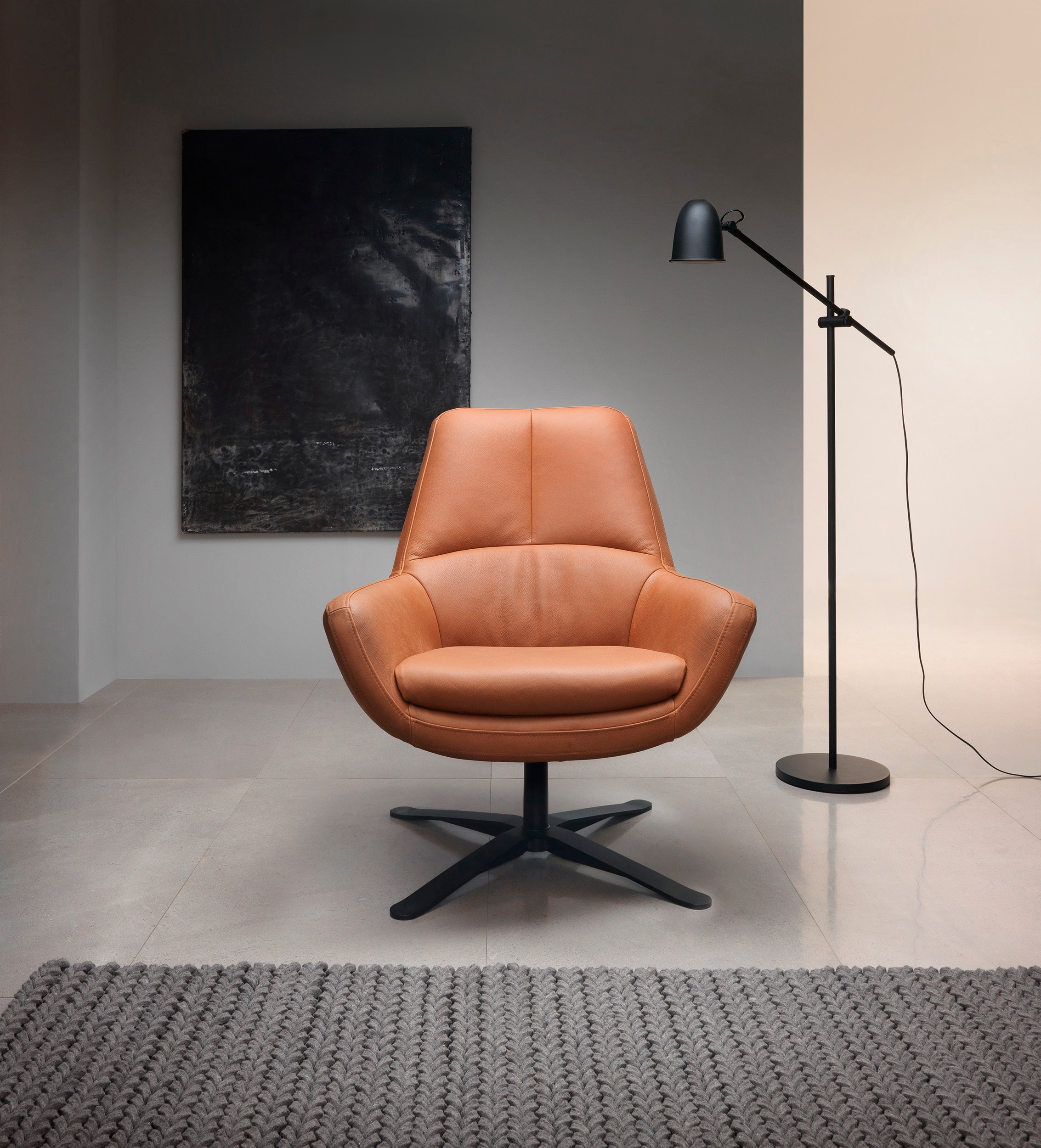 BETYPE Drehsessel »Be Organic Standard Back, Loungesessel«, in elegantem Design mit Drehfunktion