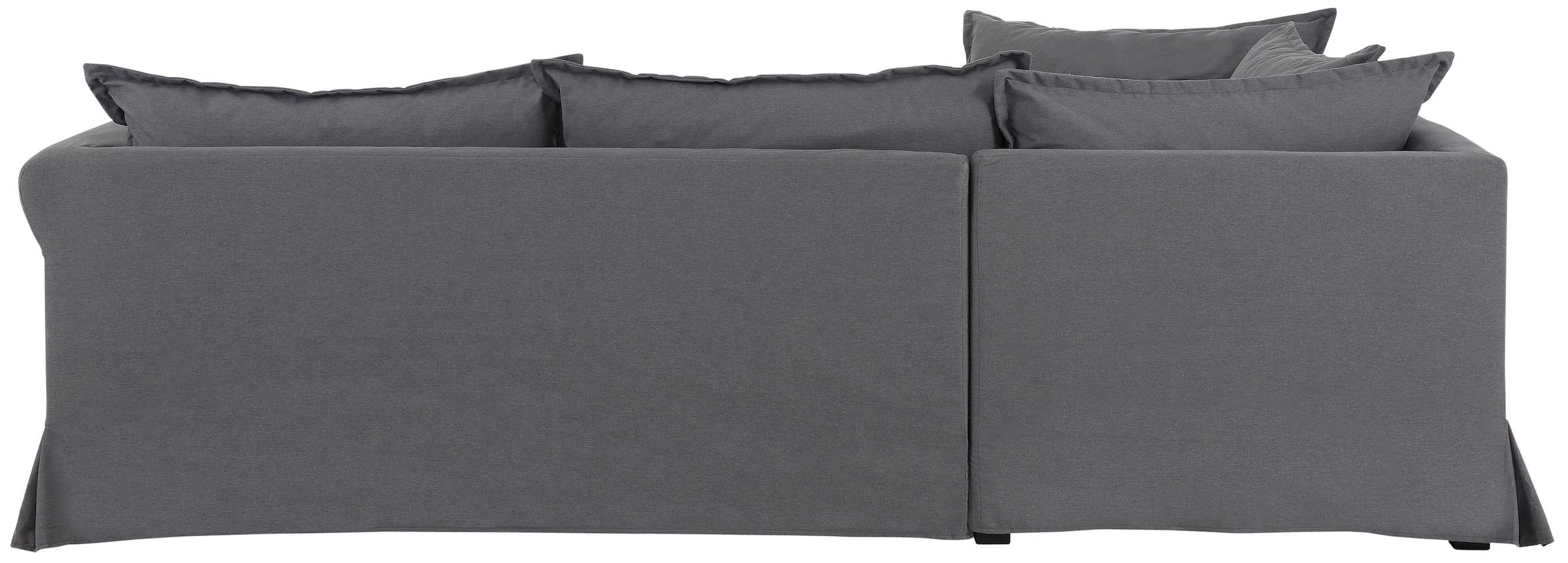 Home affaire Ecksofa »Luise L-Form«, mit vielen losen Kissen und abnehmbarer Husse