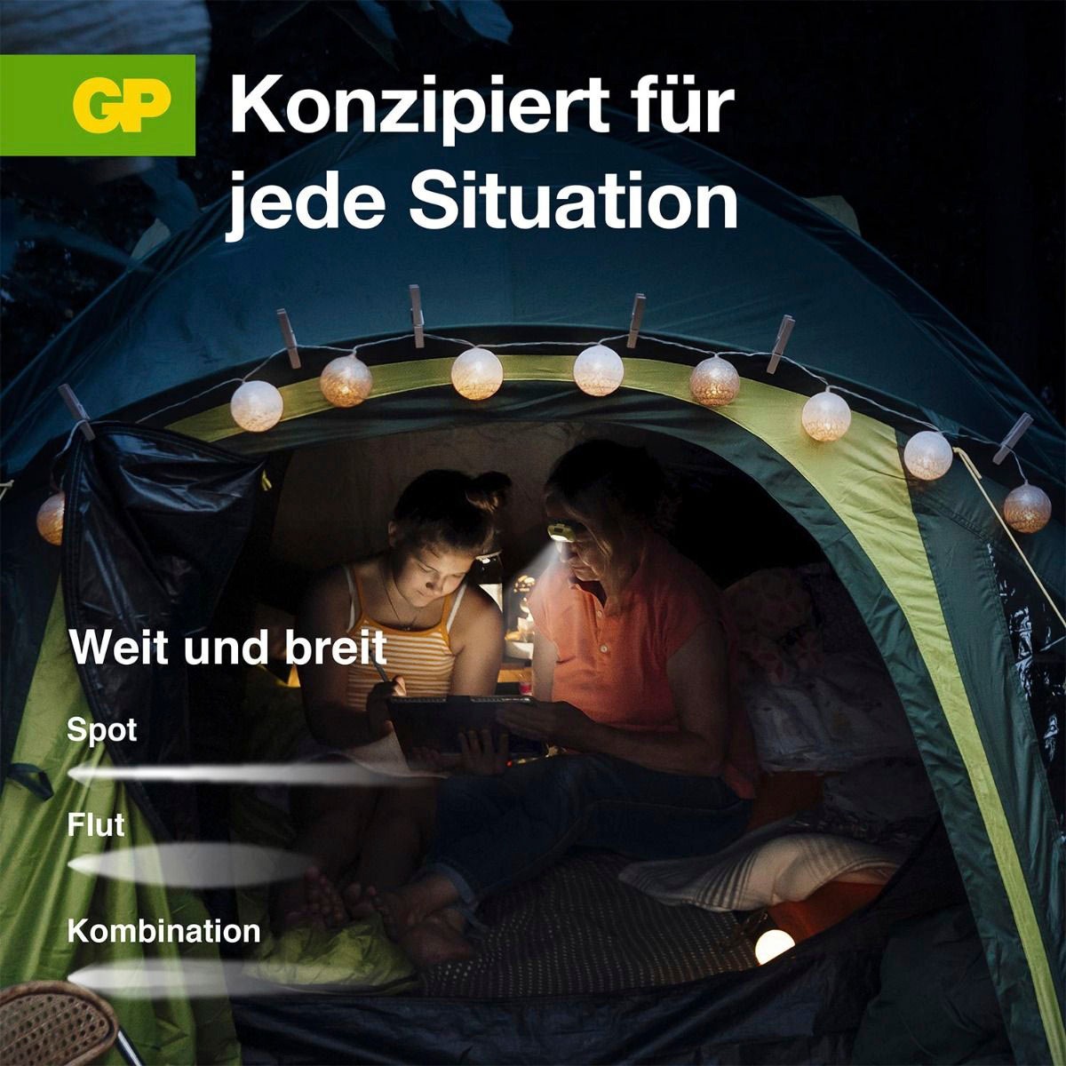 GP Batteries Stirnlampe »Discovery CH42«
