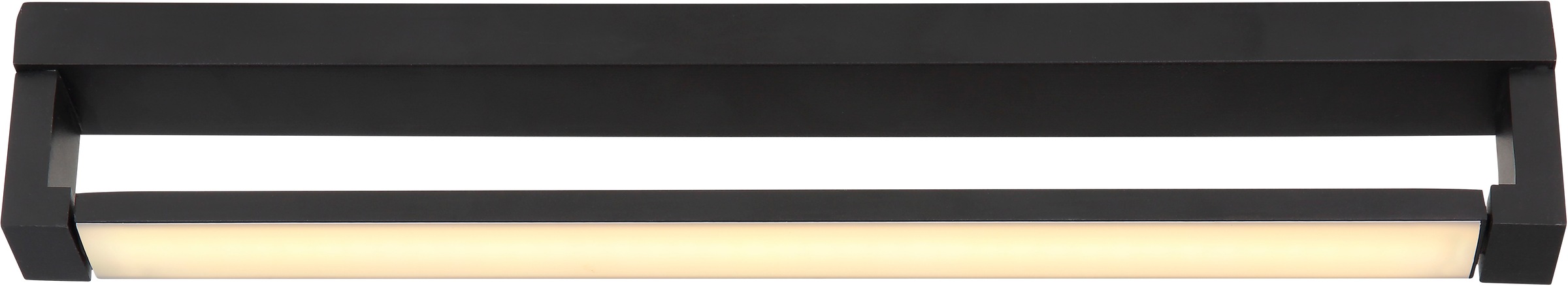 GLOBO LIGHTING Wandleuchte »SUSI« LED-Modul 1 Stk. Warmweiß Schwarze Wandleuchte mit Kunststoff opal, IP44, dreh-/schwenkbar