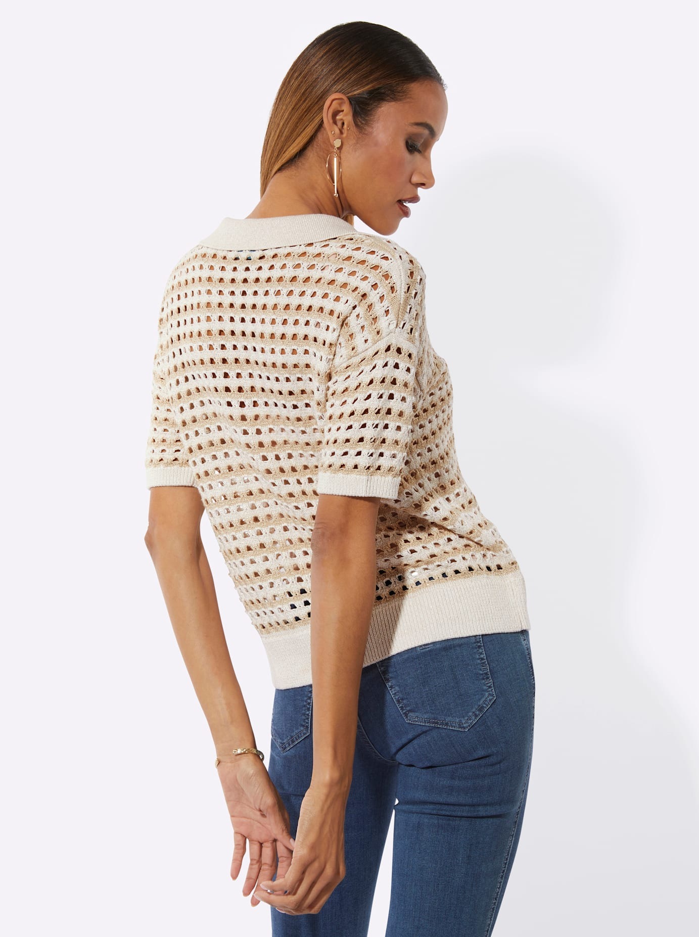 creation L Kurzarmpullover "Pullover" günstig online kaufen