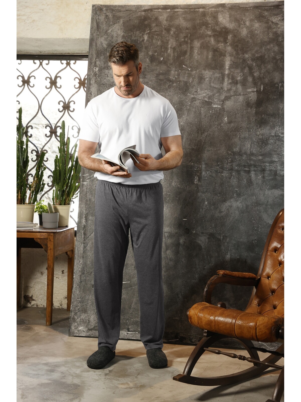 Charles Colby Pyjama »Schlafhose LORD MOCKWOOD«