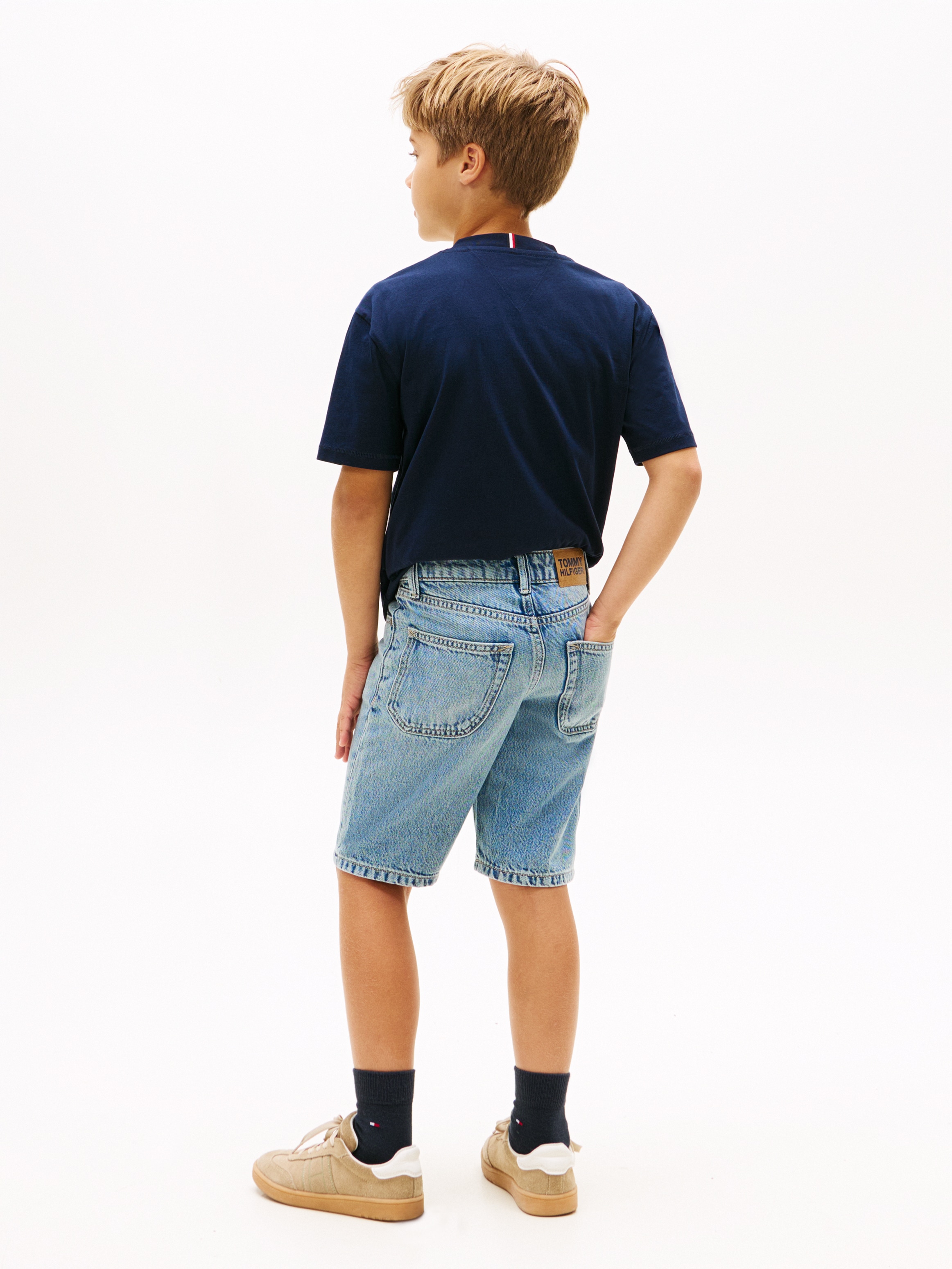 Tommy Hilfiger Jeansshorts »STRAIGHT DENIM« Kinder bis 16 Jahre, gerade Passform