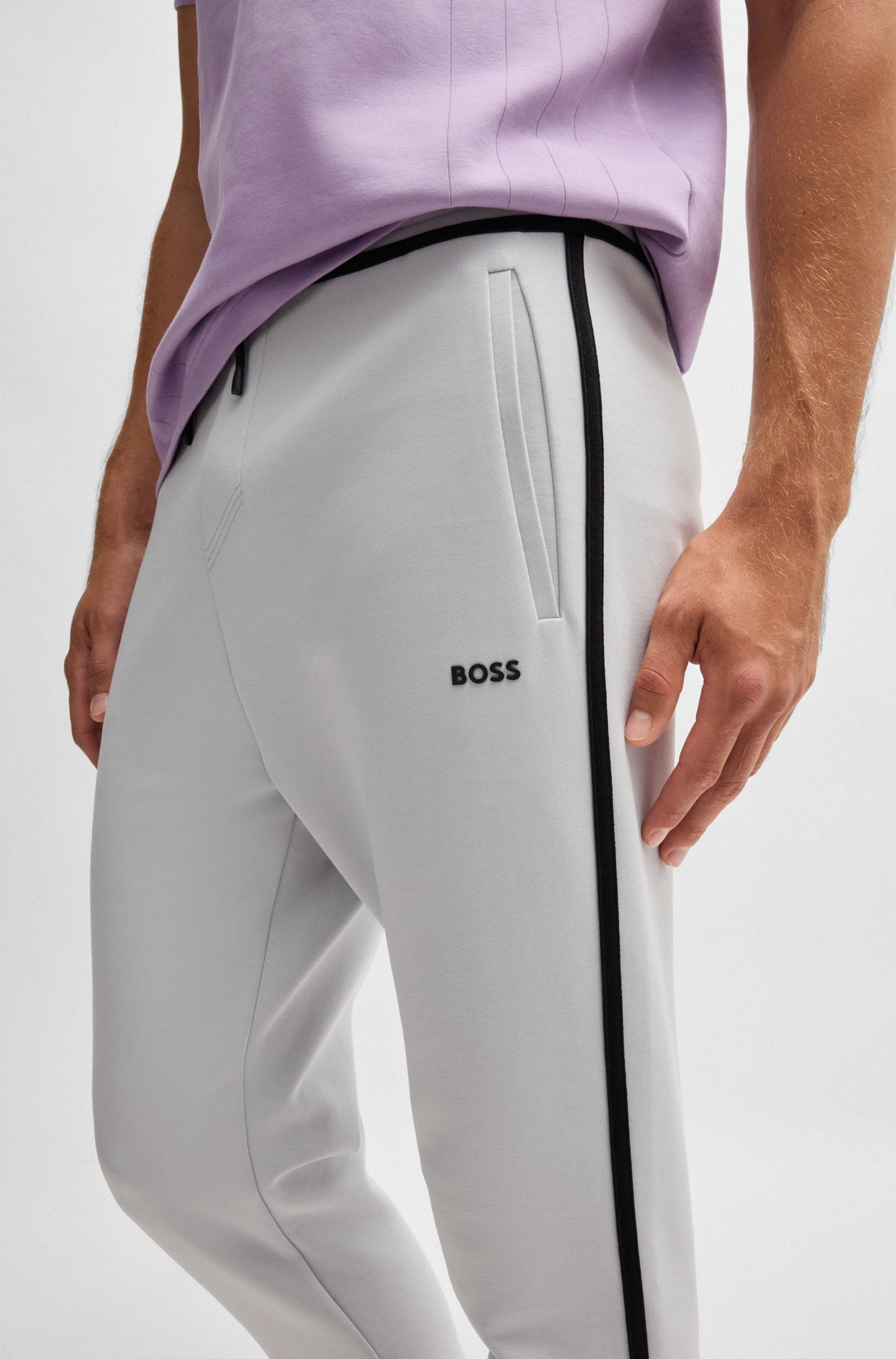 BOSS GREEN Jogginghose »Hadiko Tape«, mit elastischem Bund