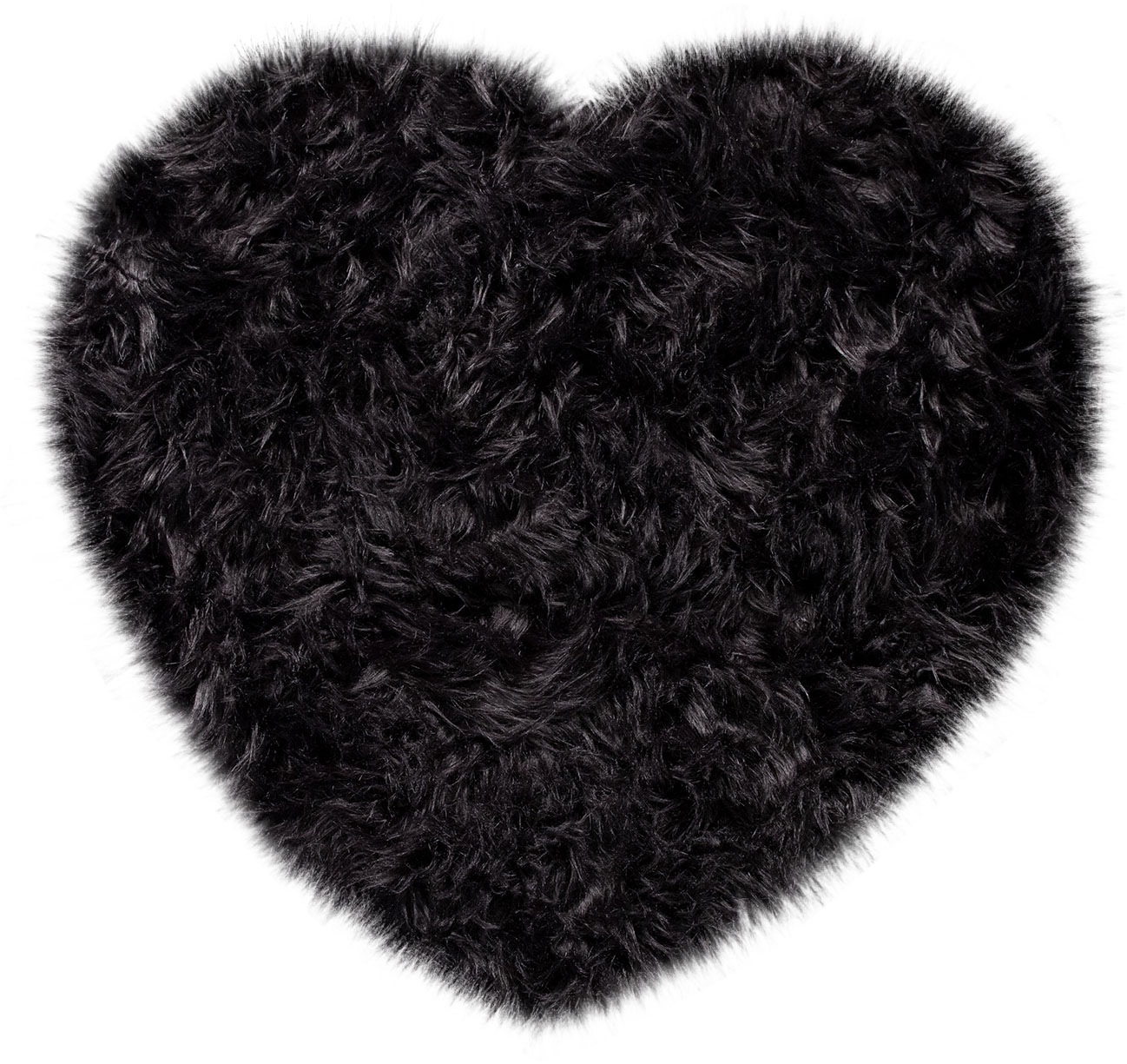 Paco Home Fellteppich "Playa 960" herzförmig 64 mm Höhe Kunstfell, Flokati- günstig online kaufen