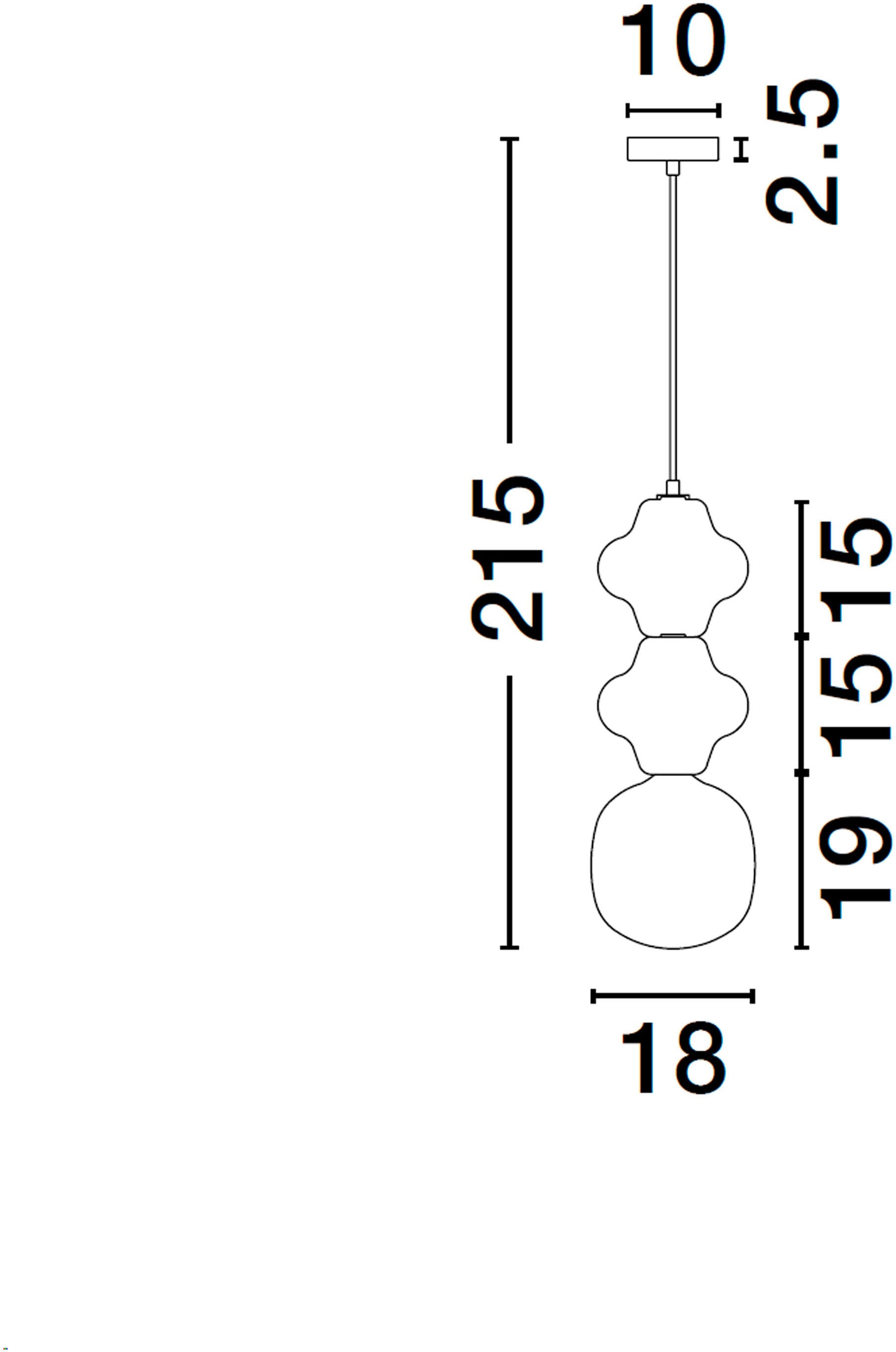 Nova Luce Pendelleuchte »CLIO«, 1 flammig