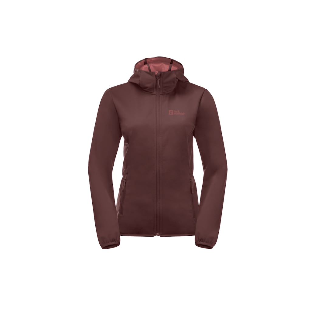 Jack Wolfskin Softshelljacke »WINDHAIN HOODY W«, mit Kapuze