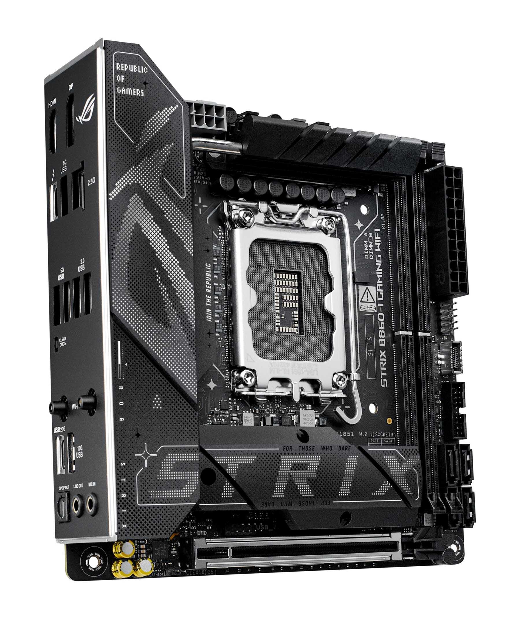 Asus Mainboard »ROG STRIX B860-I GAMING WIFI«
