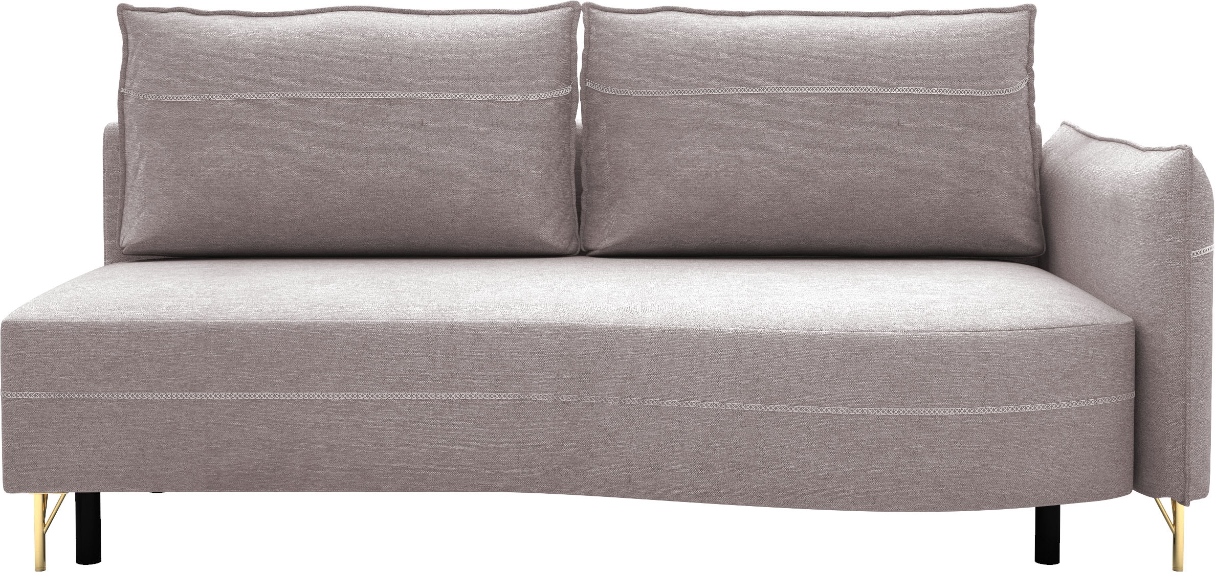 exxpo - sofa fashion Loungesofa mit toller Kontrastnaht, Solitärmöbel, bequ günstig online kaufen