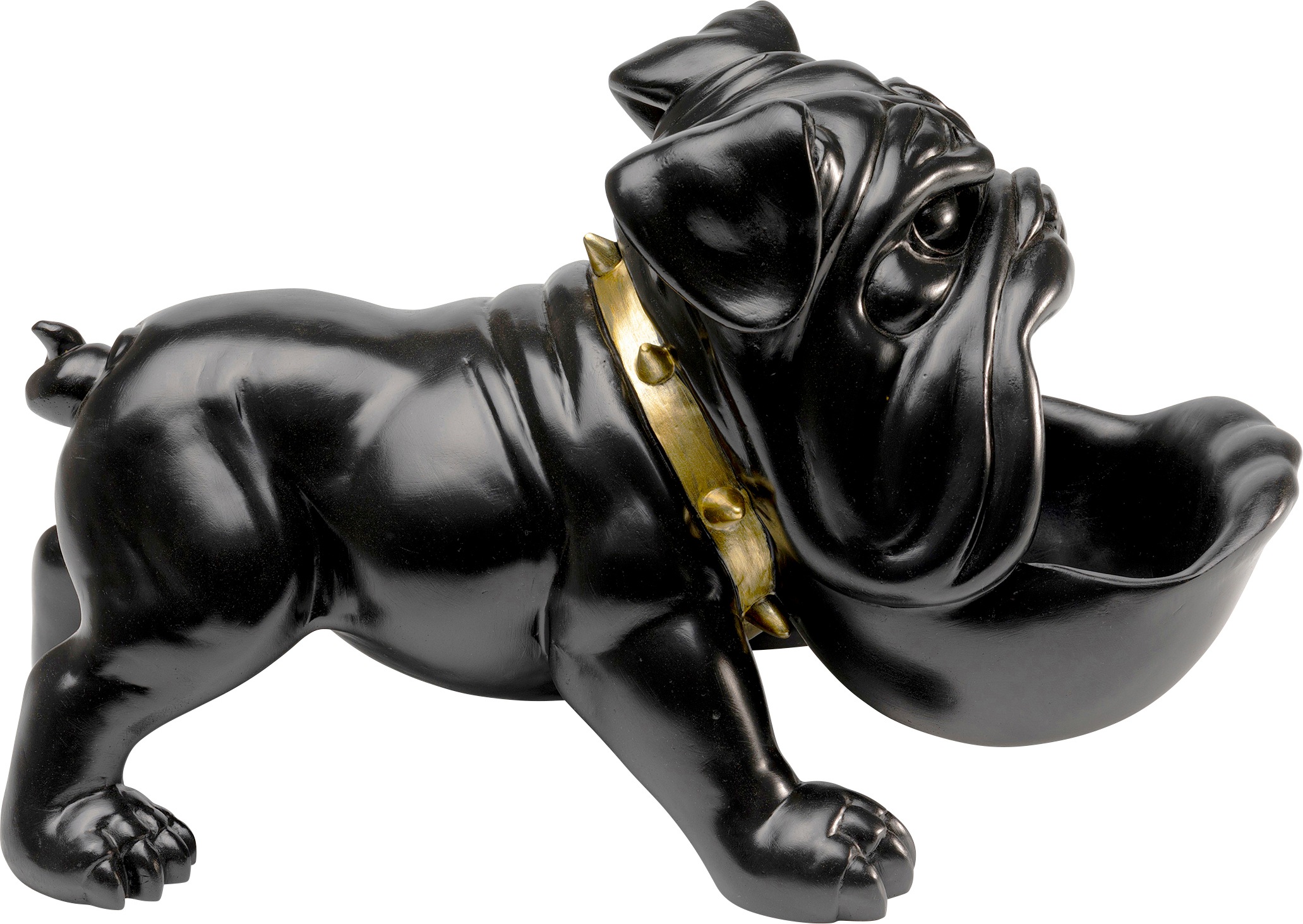 Kare Design Dekofigur »Hungry Dog Schwarz 37cm«
