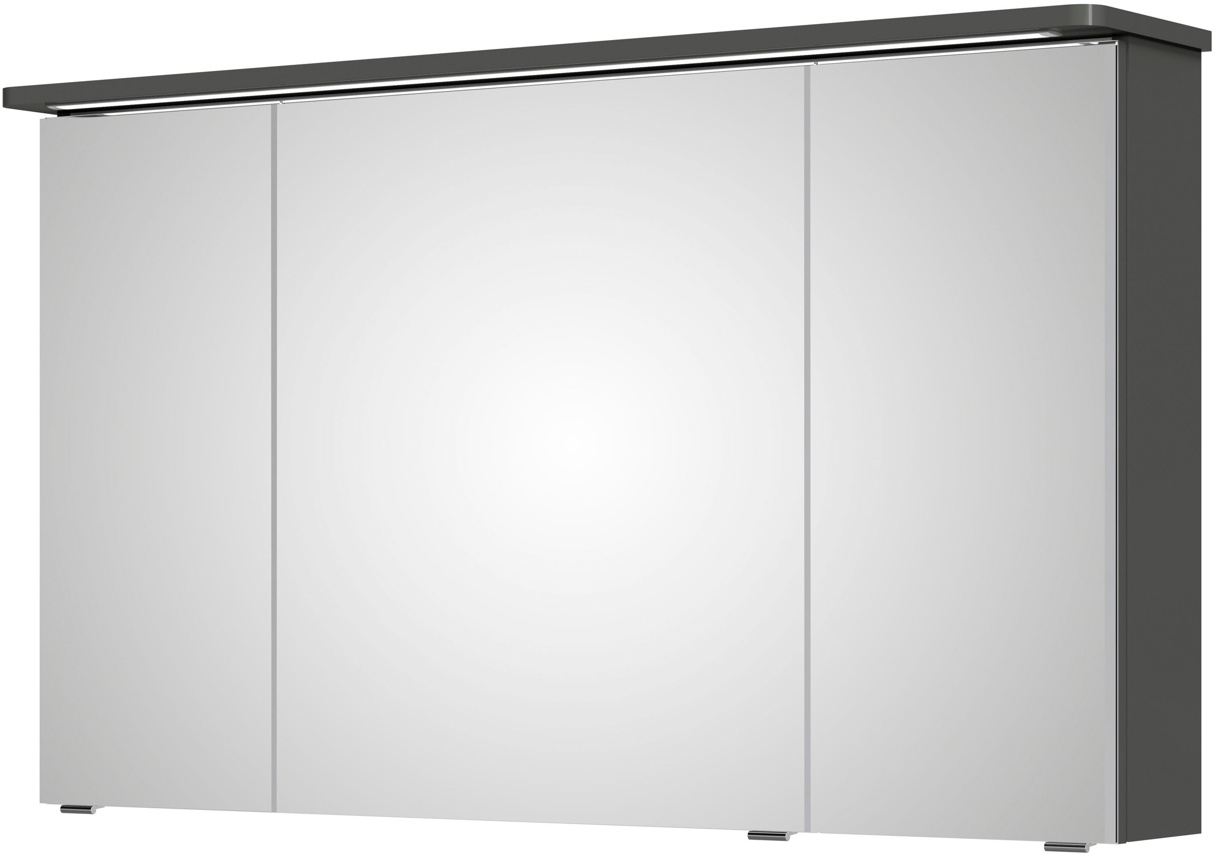 Saphir Badmöbel-Set »Serie 4005, vormontiert, Glaswaschbecken, Spiegelschrank«, (Set, 5 St.), Badezimmer Set 92 cm breit, inkl. Türdämpfer, 3 Türen, 2 Schubladen