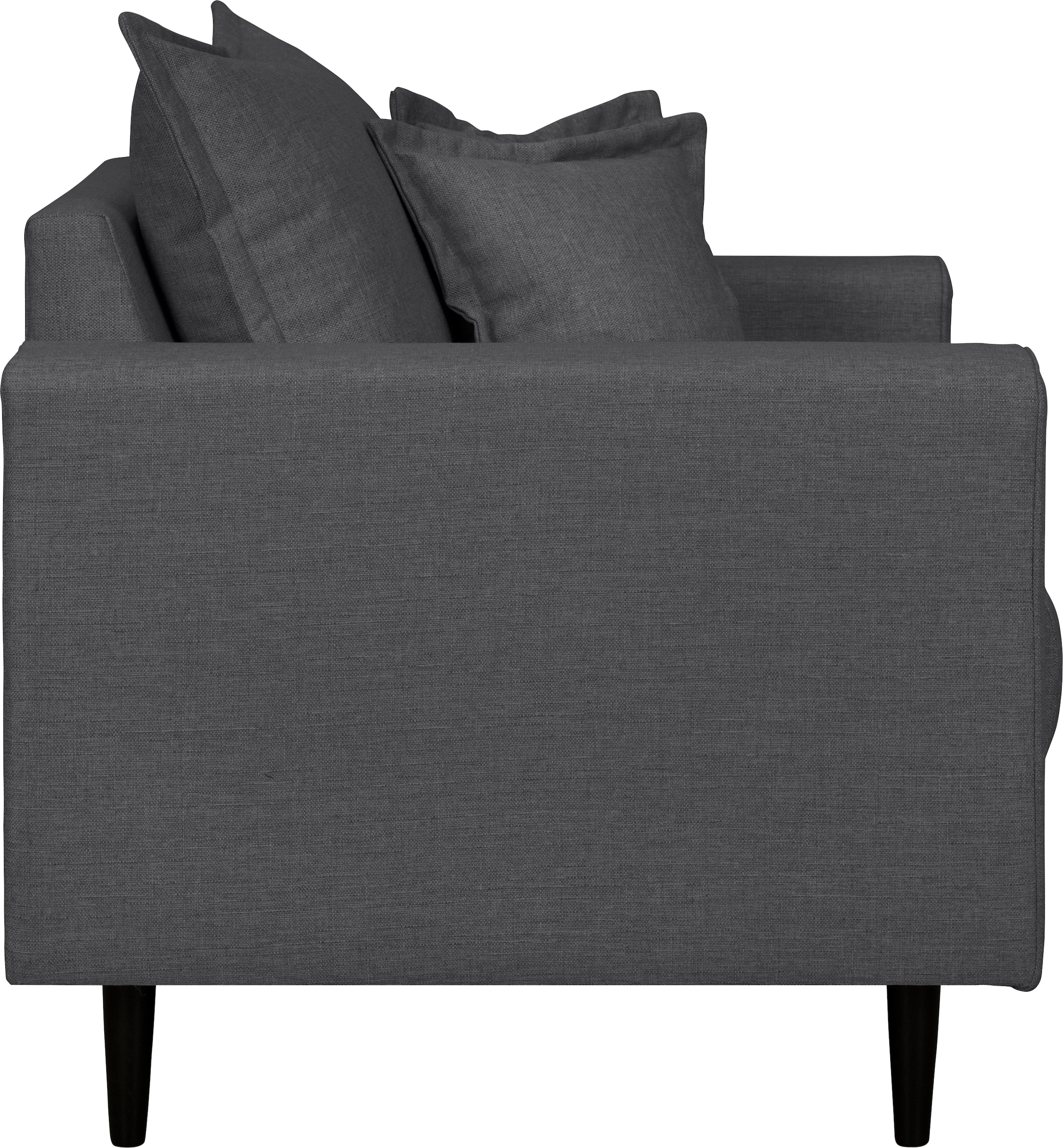 Home affaire Sessel »VEYRAS Loungesessel, Maße B/T/H: 95/84/76 cm« mit Wellenunterfederung, incl. Kissen