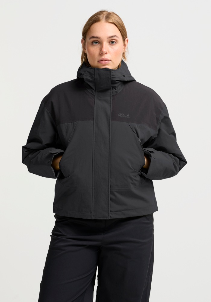 JACK WOLFSKIN Damen Winterjacke "ICE FLARE JKT W", schwarz, Gr. S, Obermaterial: 100% Polyamid. Füllung: 100% Polyester. Futter: 100% Polyester,