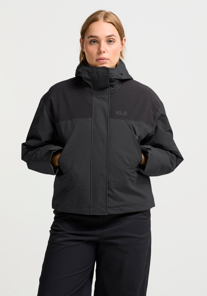 Jack Wolfskin Winterjacke "ICE FLARE JKT W" mit Kapuze Winterjacke, wasserdicht, warm