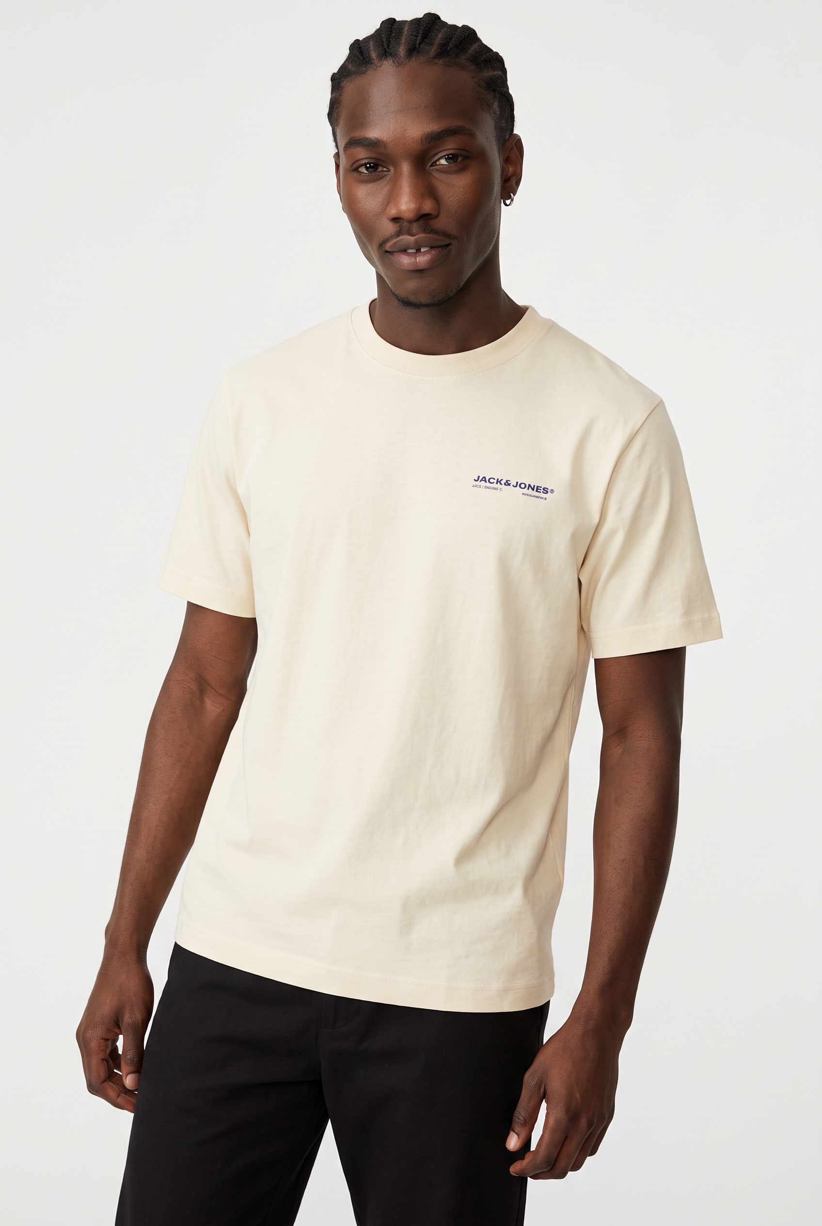Jack & Jones Print-Shirt "JCOCALMA BACK PRINT TEE SS CREW NECK" mit Backprint