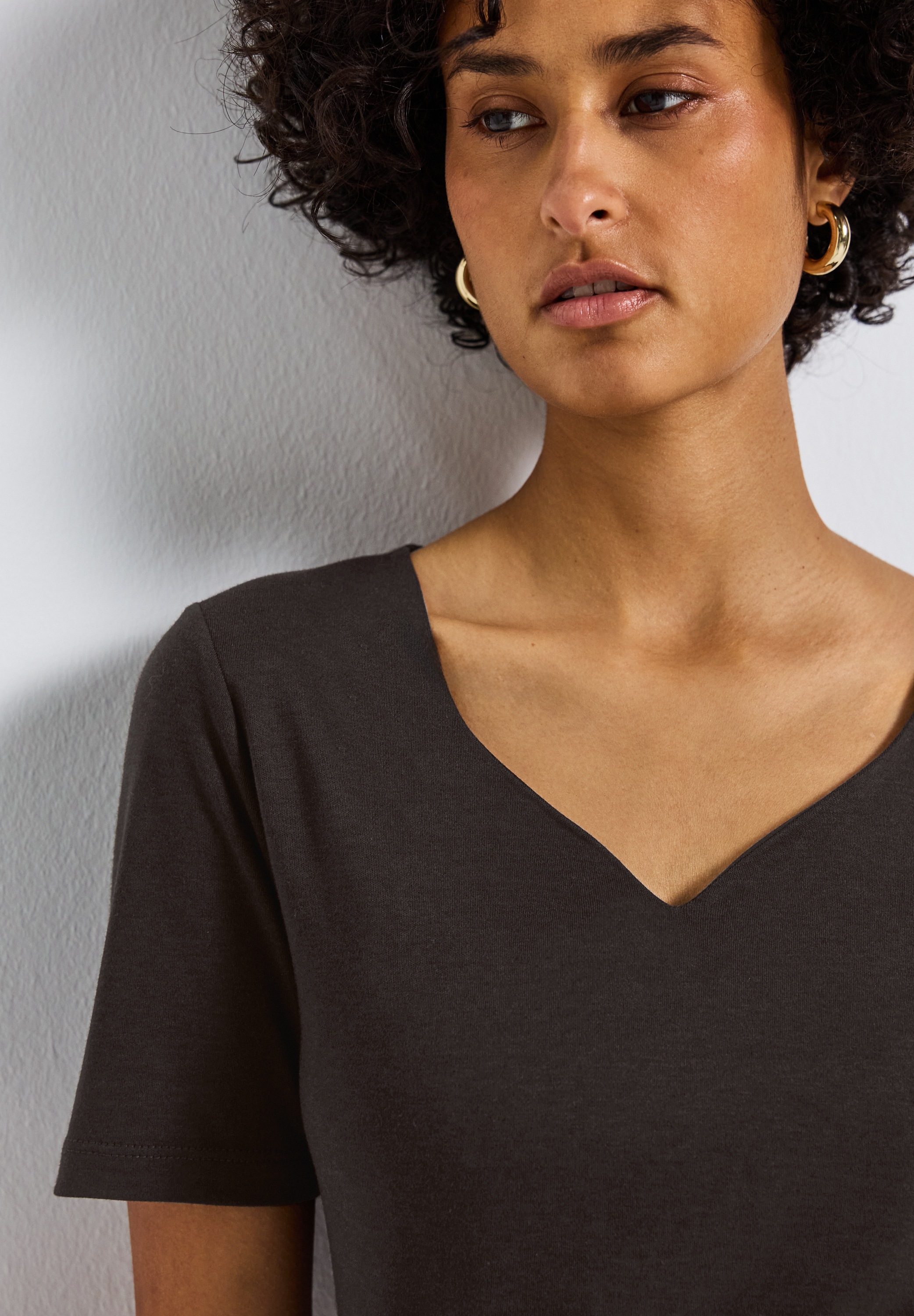 Thumbnail - STREET ONE T-Shirt mit Herzausschnitt