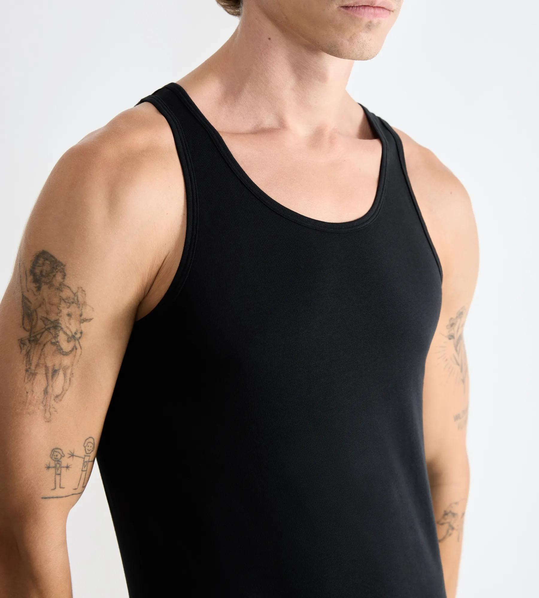 sloggi Tanktop »men GO ABC 2.0« Rundhalsausschnitt, ärmellos, Regular Fit, Baumwollmischung