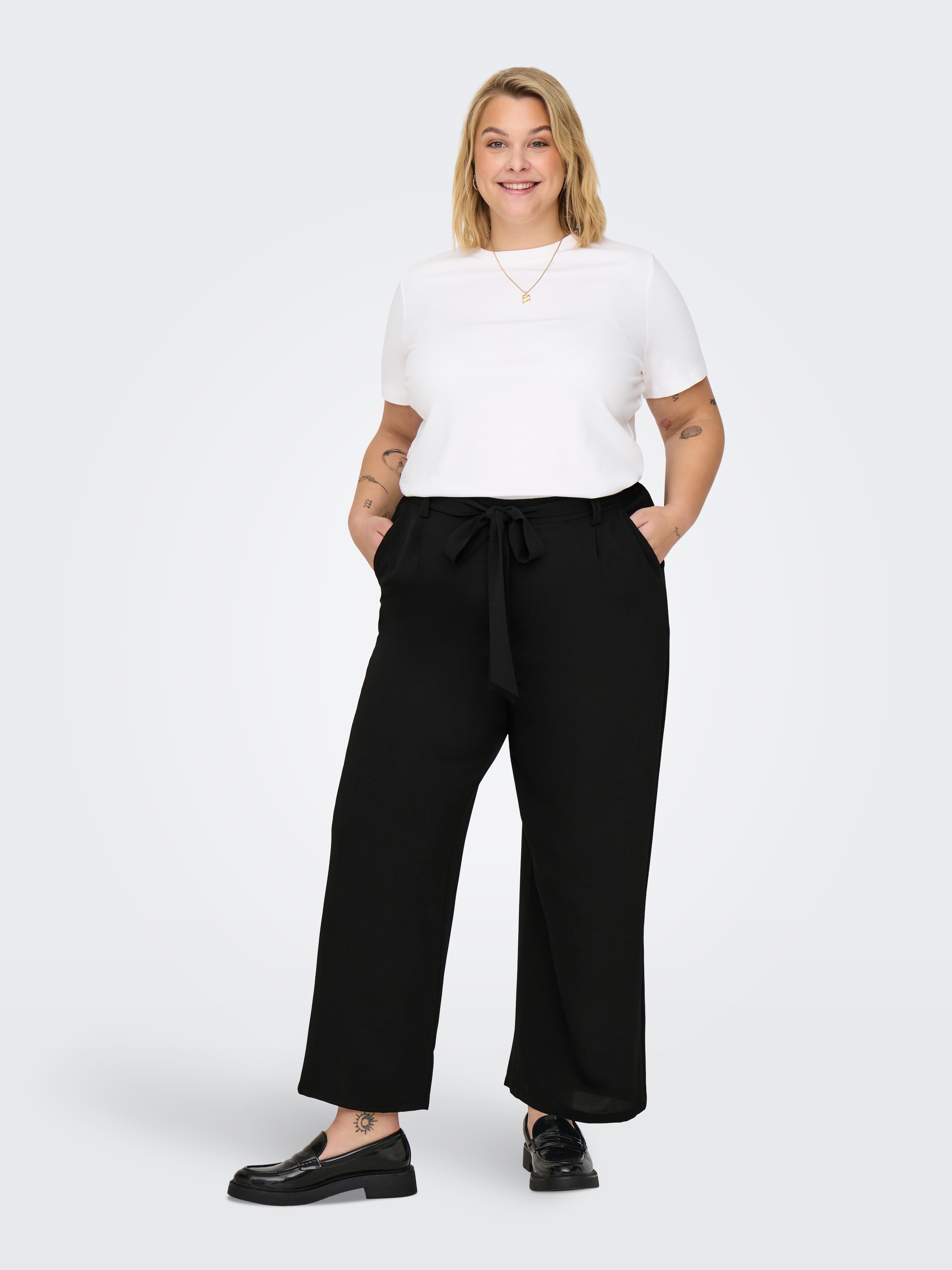 ONLY CARMAKOMA Schlupfhose »CARLUX LIFE PALAZZO ANKLE PANT NOOS«