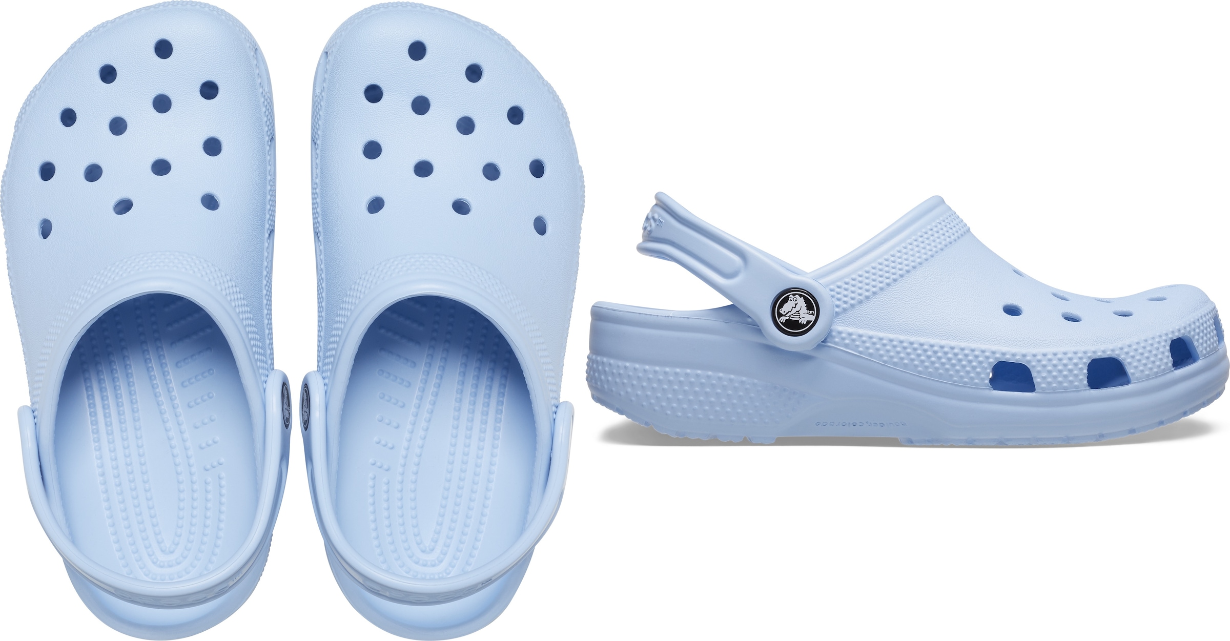 Crocs Clog »Classic K«, Sommerschuh, Hausschuh, Badeschuh mit schwenkbarem Fersenriemchen