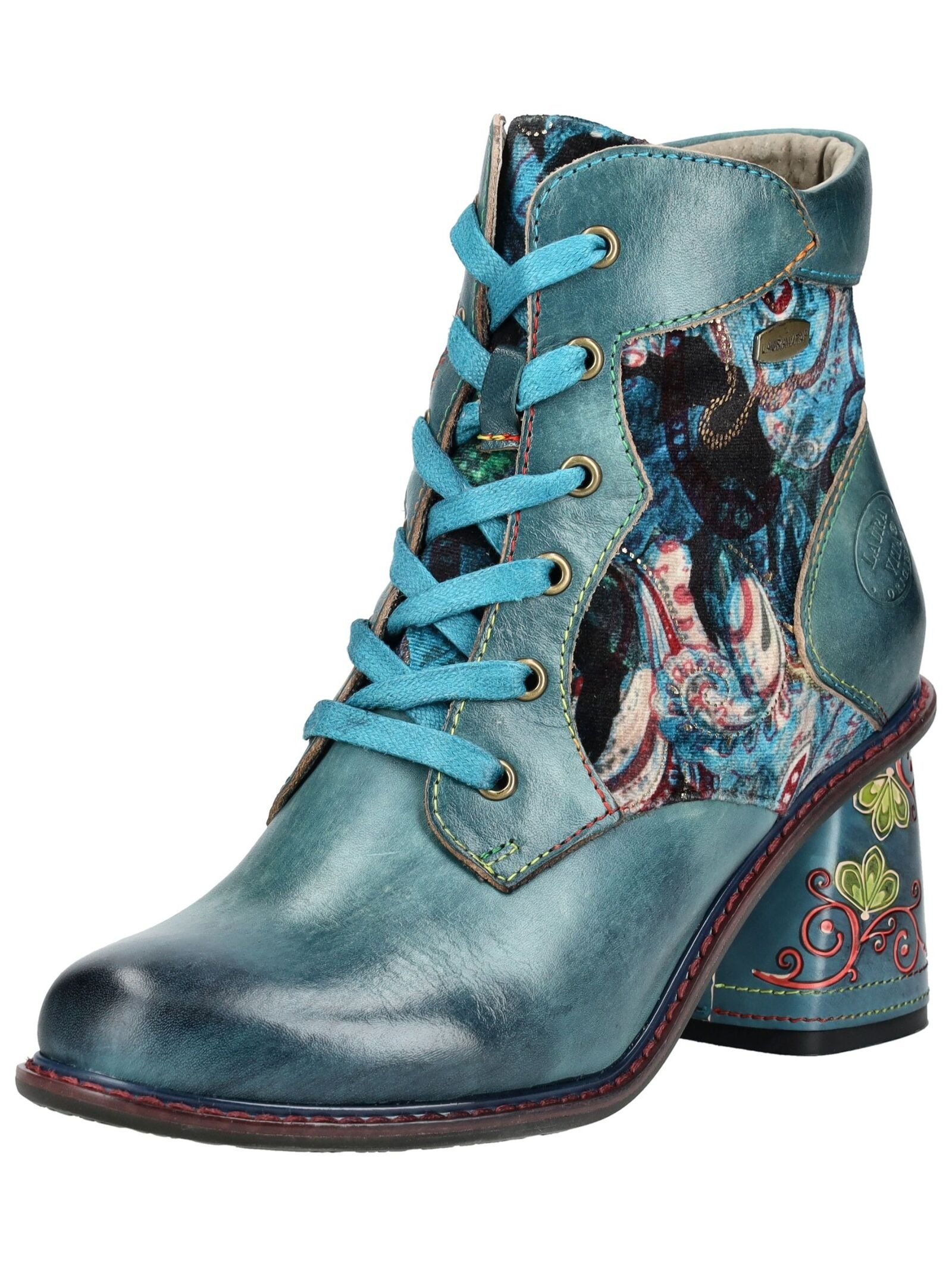 LAURA VITA Schnürstiefelette "LAURA VITA Stiefelette Leder/Textil" günstig online kaufen