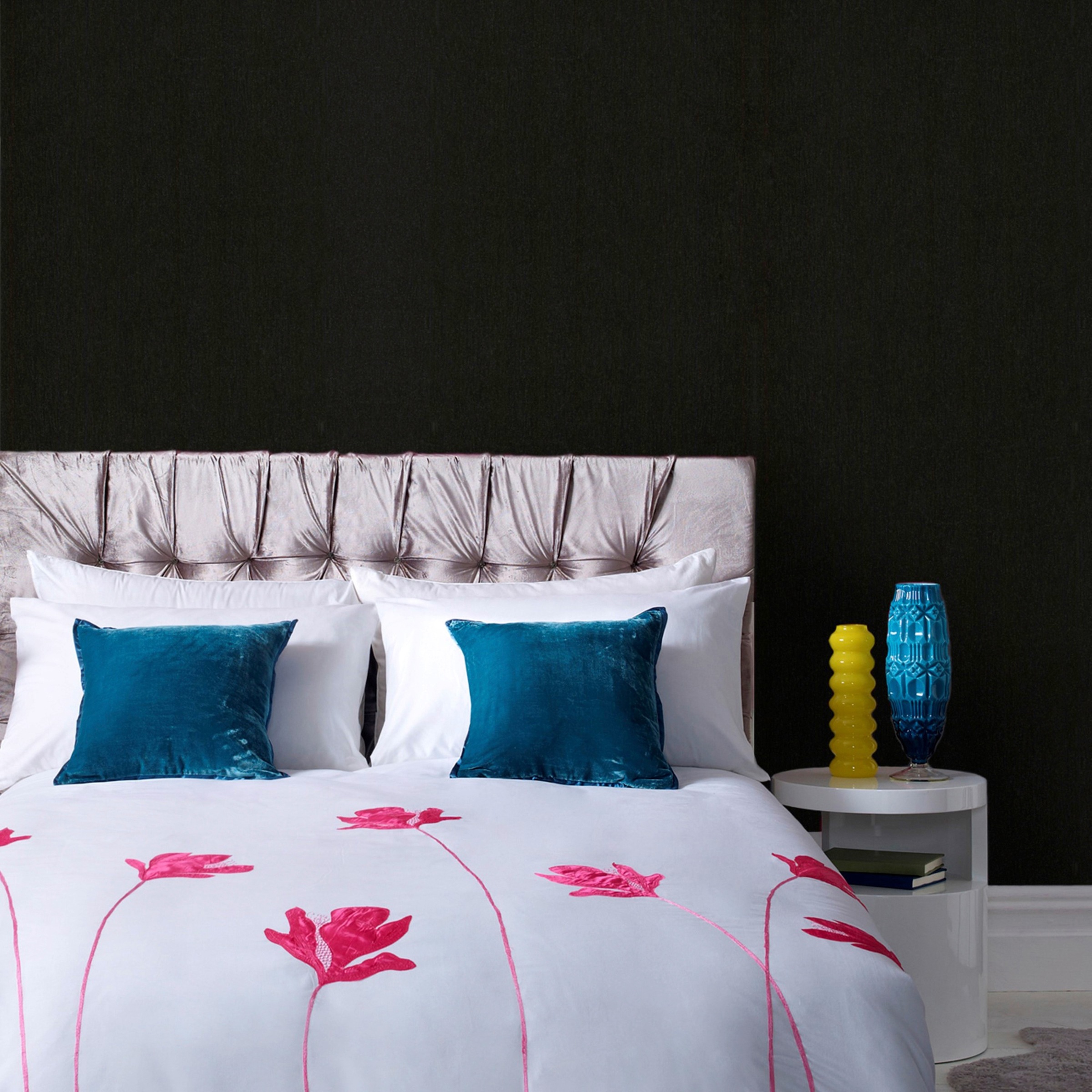 Boutique Vliestapete »DiscoGlitzer Effekt« uni aufgeschäumt Disco Glitter Schwarz 1000x52cm