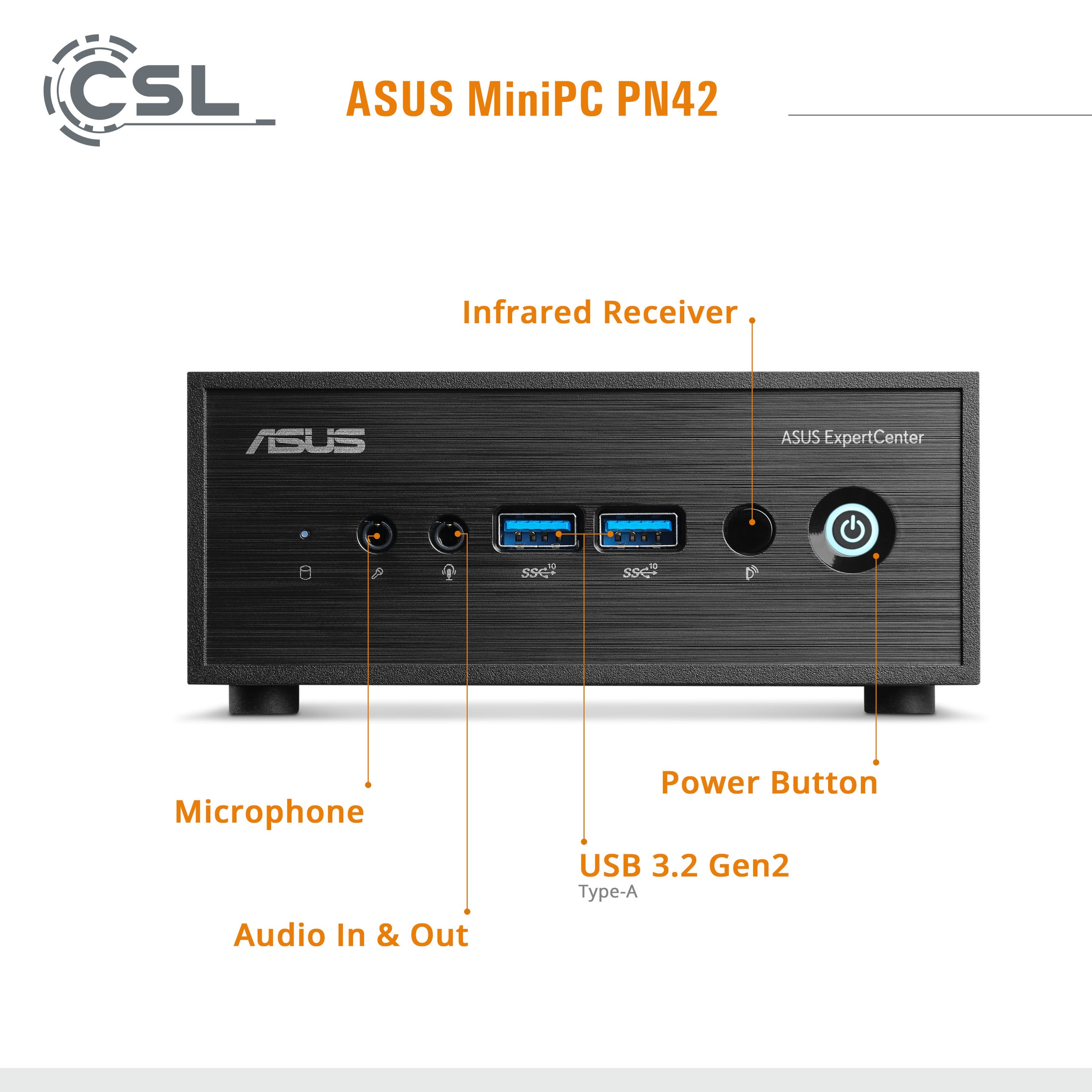 Asus PC »Mini PC ASUS PN42 N100 / 4000 GB M.2 SSD / 32 GB RAM / Windo 11 Home«