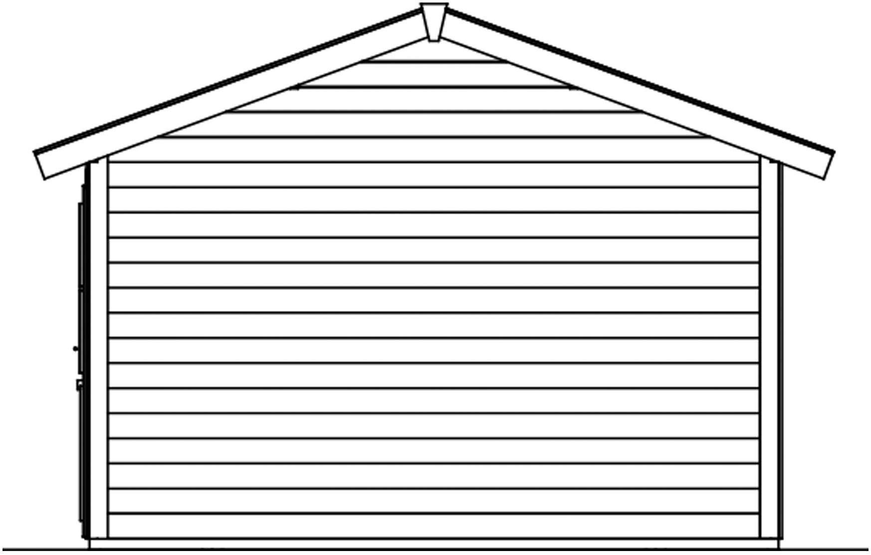 Skanholz Garage »Varberg 1«, 370 x 525 cm