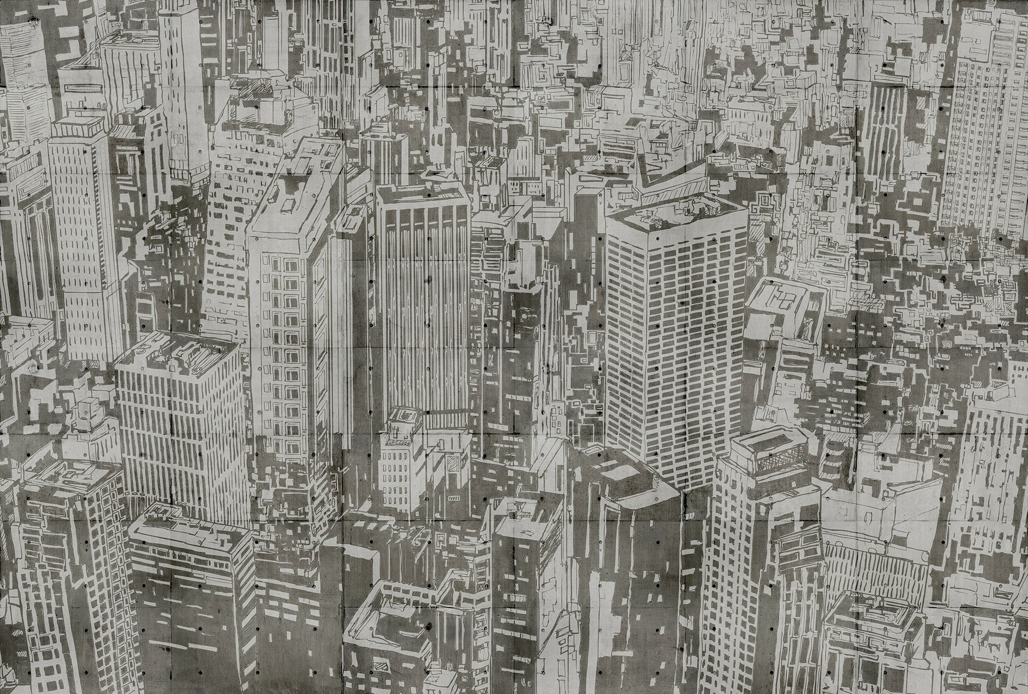 living walls Fototapetas »Walls by Patel Downtown 2...
