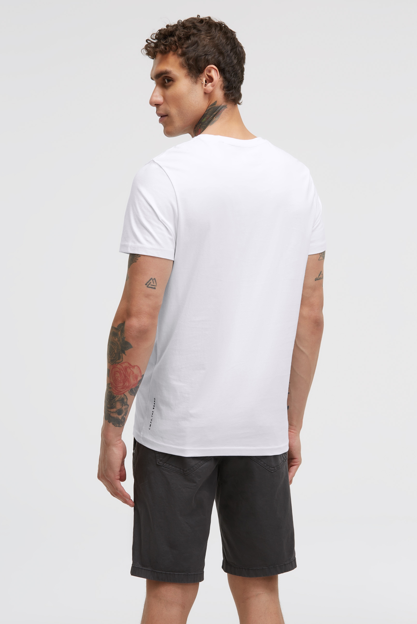 CMPD Rundhalsshirt aus Baumwolle