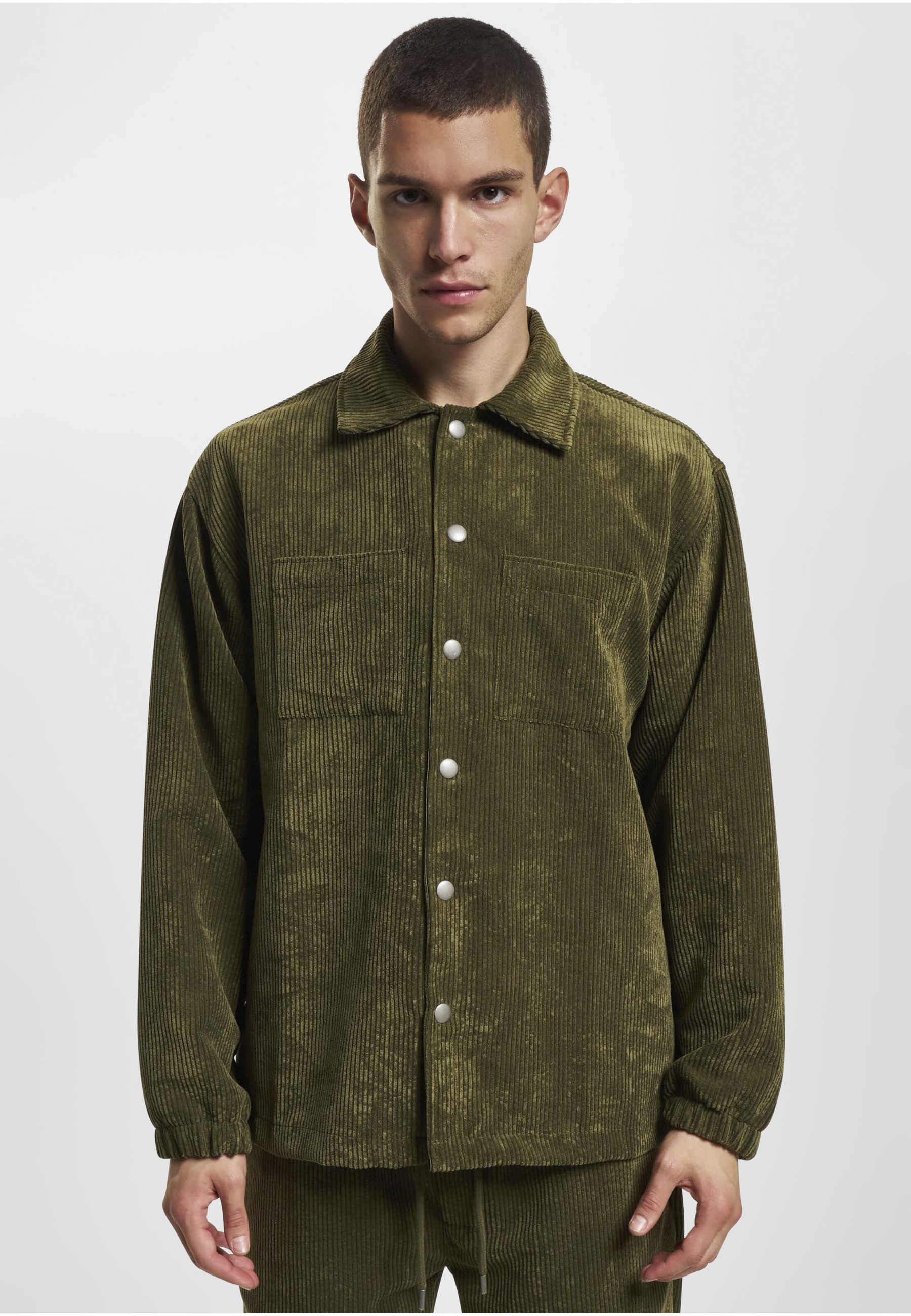 DEF Langarmhemd »DEF Herren DEF Cord Shirt« 1 Stk.