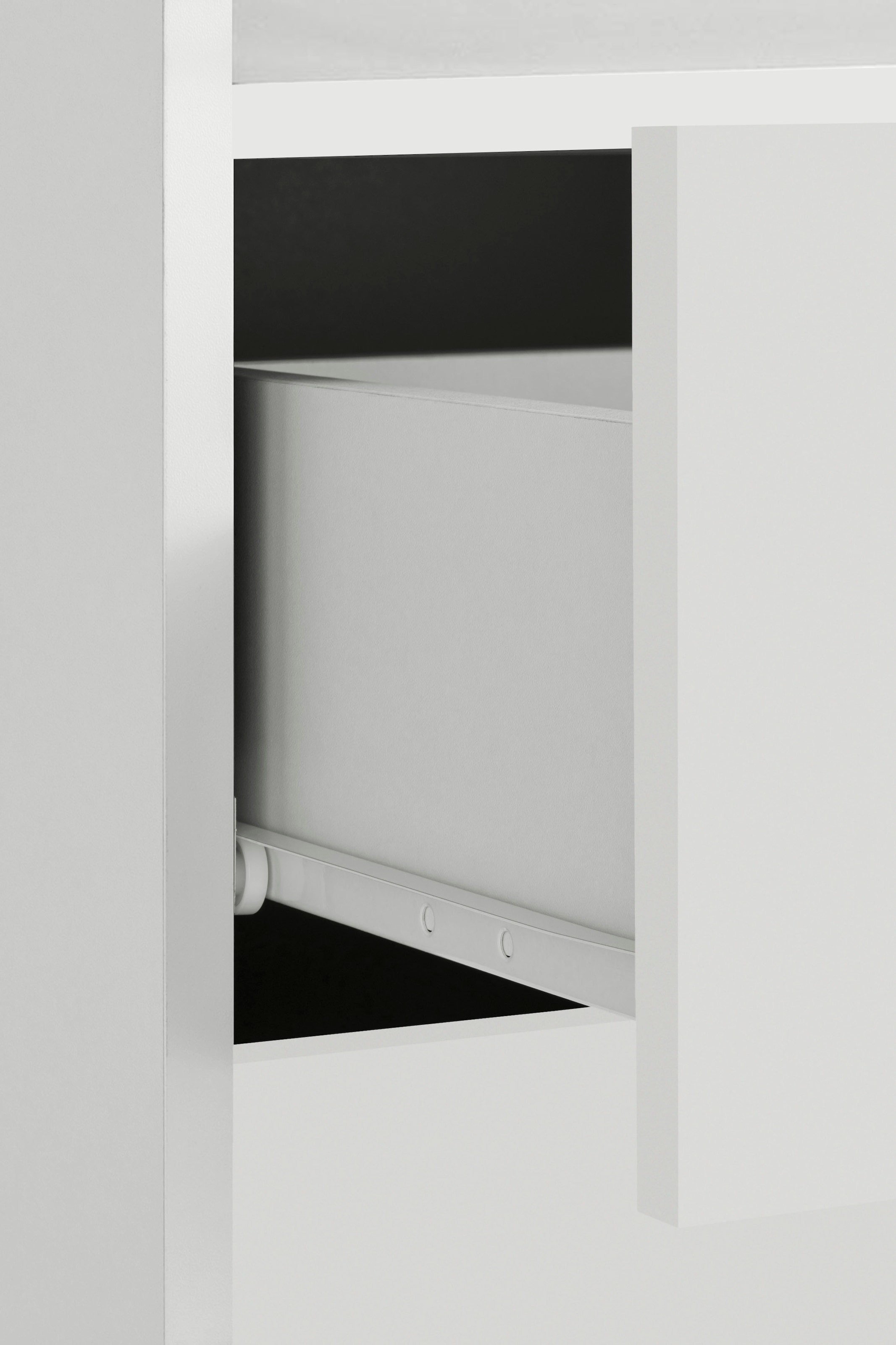 andas Midischrank »Stian«, mit 2 Einlegeböden hinter den Türenpaar, Breite 60 cm, Höhe 120,5 cm