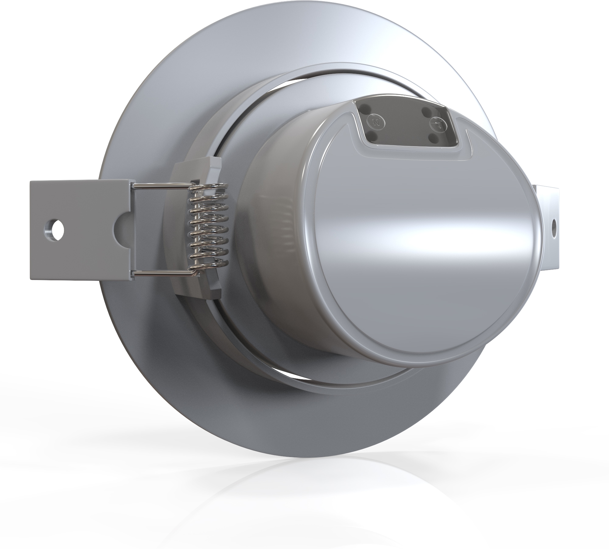 B.K.Licht LED Einbauleuchte »Alcor«, 5 flammig, Leuchtmittel LED-Board | LED fest integriert, LED Einbaustrahler, Spots, Strahler, Panel, flach, Einbauleuchte, 90mm