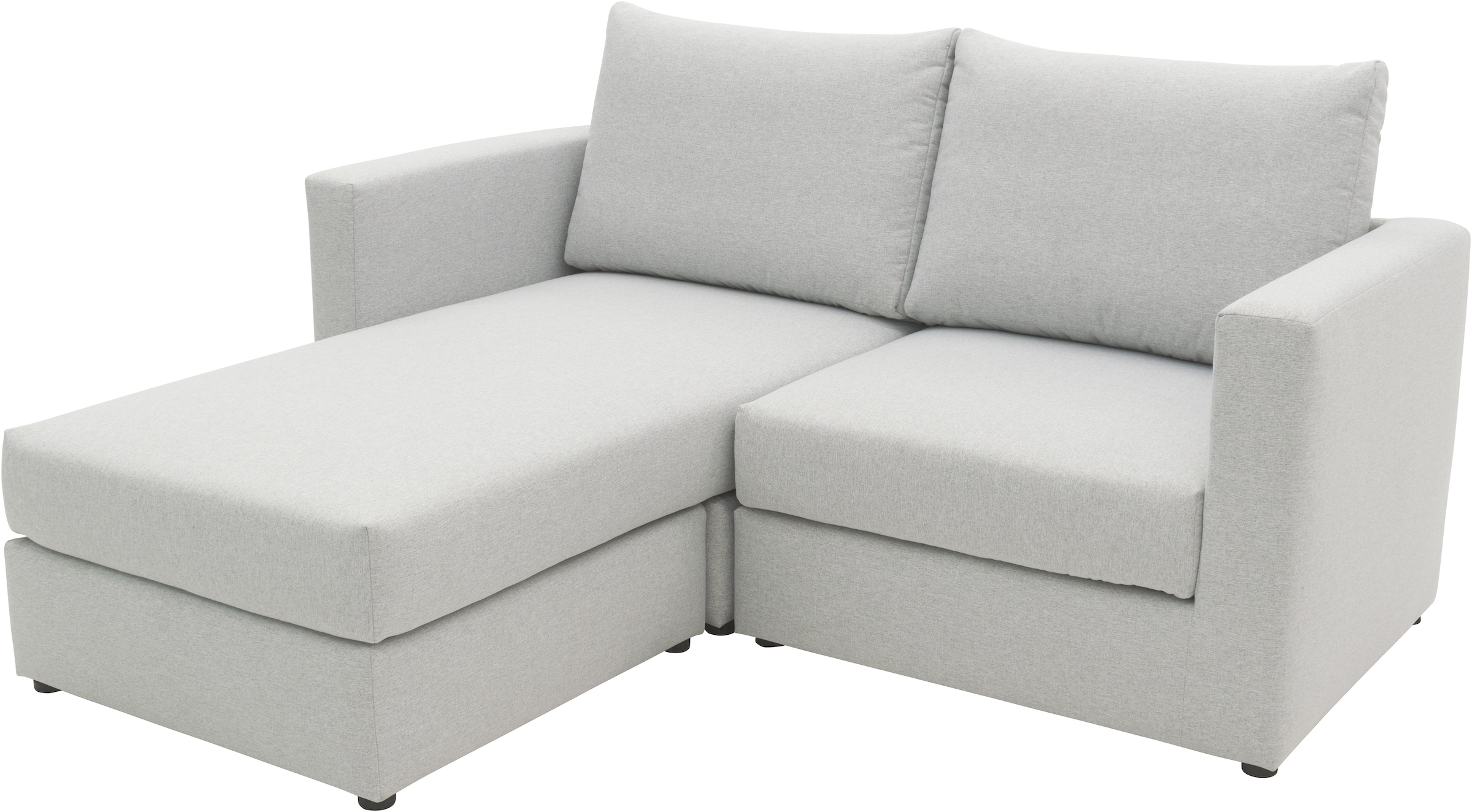 DOMO collection 2-Sitzer »800015, als Sitzmöbel oder Schlafgelegenheit nutzbar, Schlafsofa«, Sitzfläche mit Federkern, inkl. 2 Rückenkissen