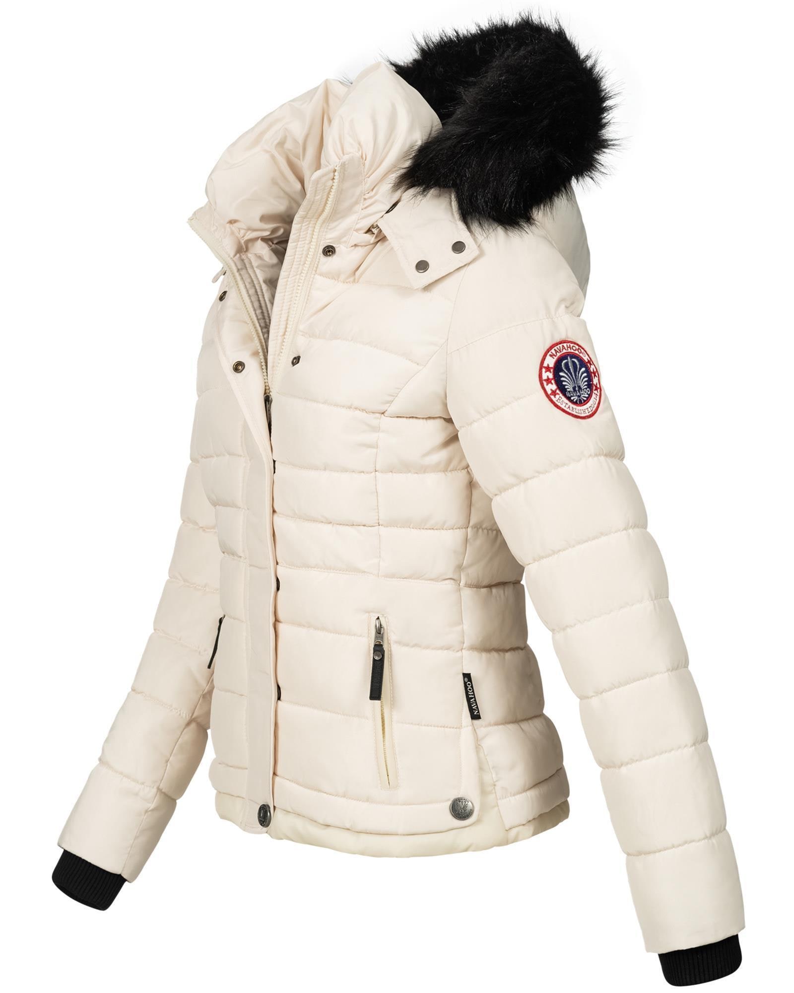 Navahoo Steppjacke »Chloe«, hochwertige Winterjacke mit abnehmbarer Kapuze