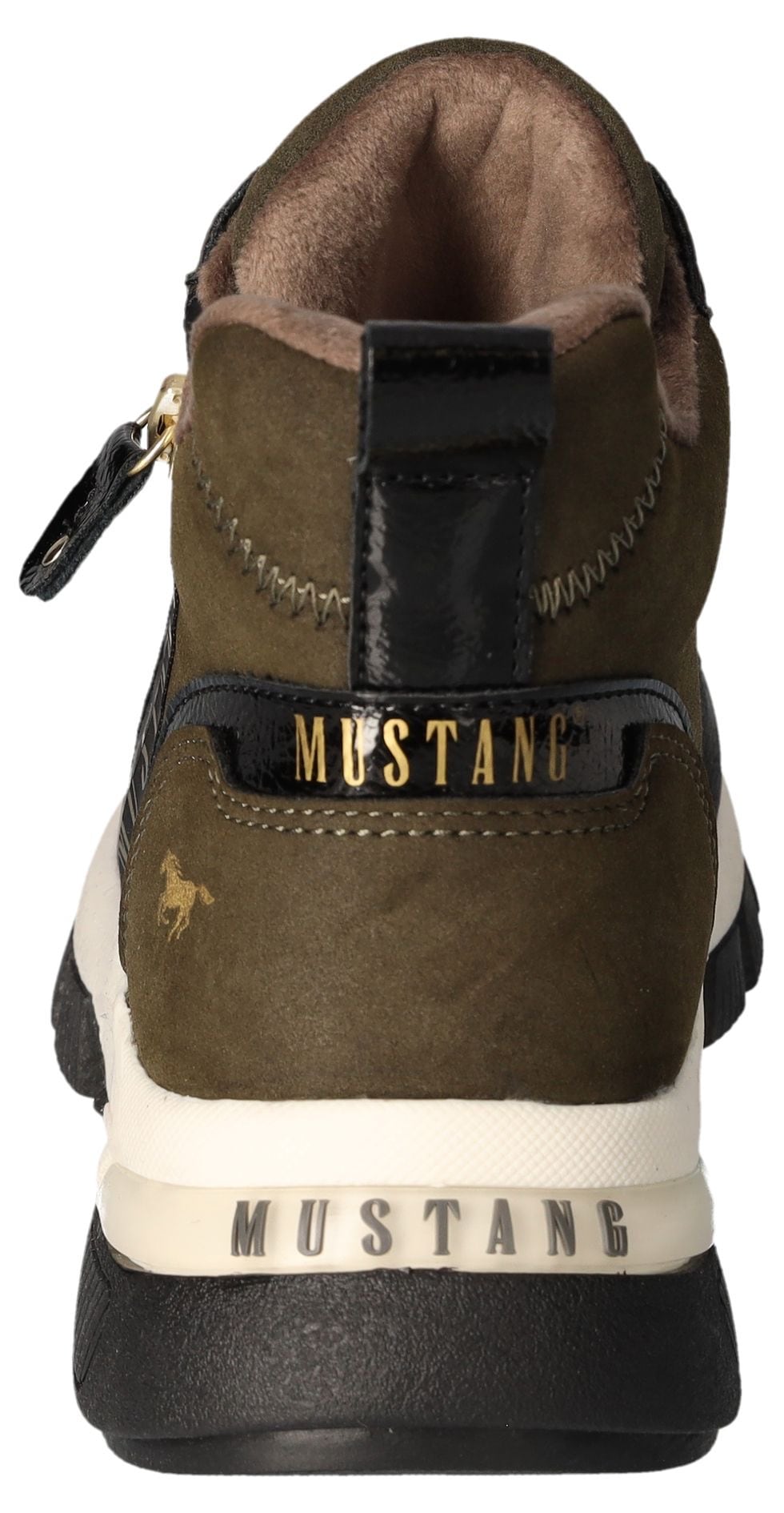 Mustang Shoes Schnürboots, High Top Sneaker, Stiefelette mit zusätzlichem R günstig online kaufen