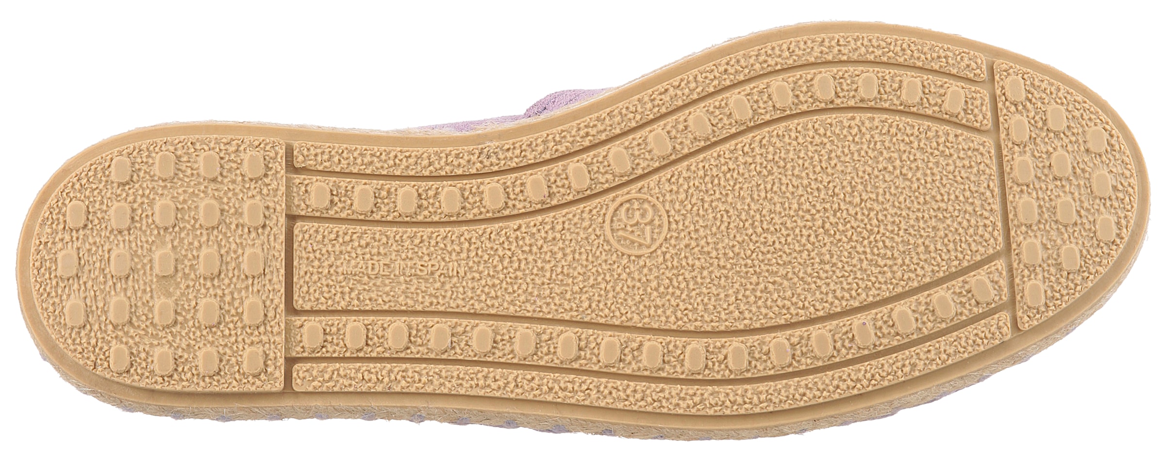 VERBENAS Espadrille »CARMEN SERRAJE«, Schlupfschuh, Sommerschuh, Loafer mit typischem Jute-Rahmen