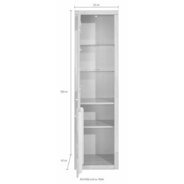 Vitrine, Höhe 180 cm mit Glaseinsatz online kaufen | BAUR