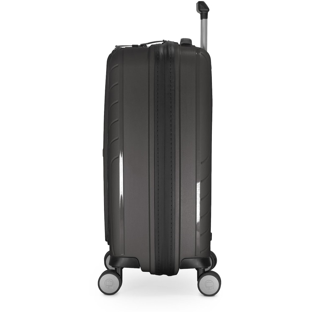 Hauptstadtkoffer Hartschalen-Trolley »TXL, titan, 55 cm«, 4 Rollen