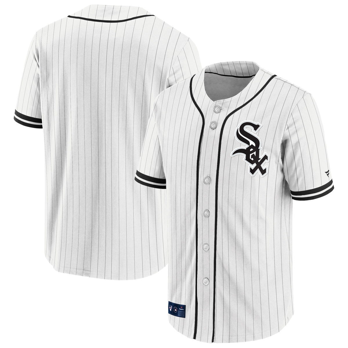 FANATICS Kinder Footballtrikot "Fanatics Trikot Chicago White Sox Foundation Poly"weiß, Gr. M, 100% Polyester, Trikots