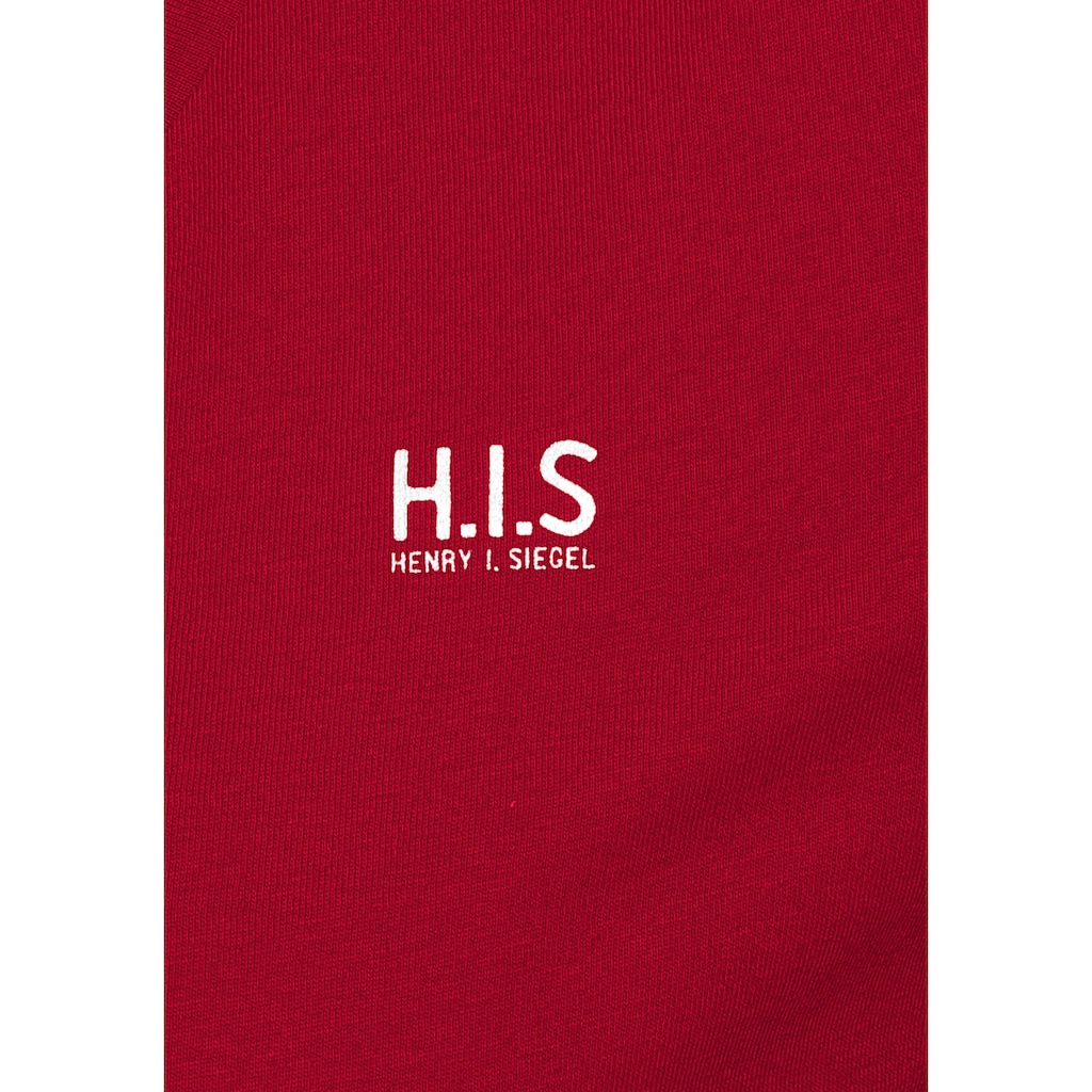 H.I.S T-Shirt »Essential-Basics«, (Spar-Set, 3er-Pack), Große Größen